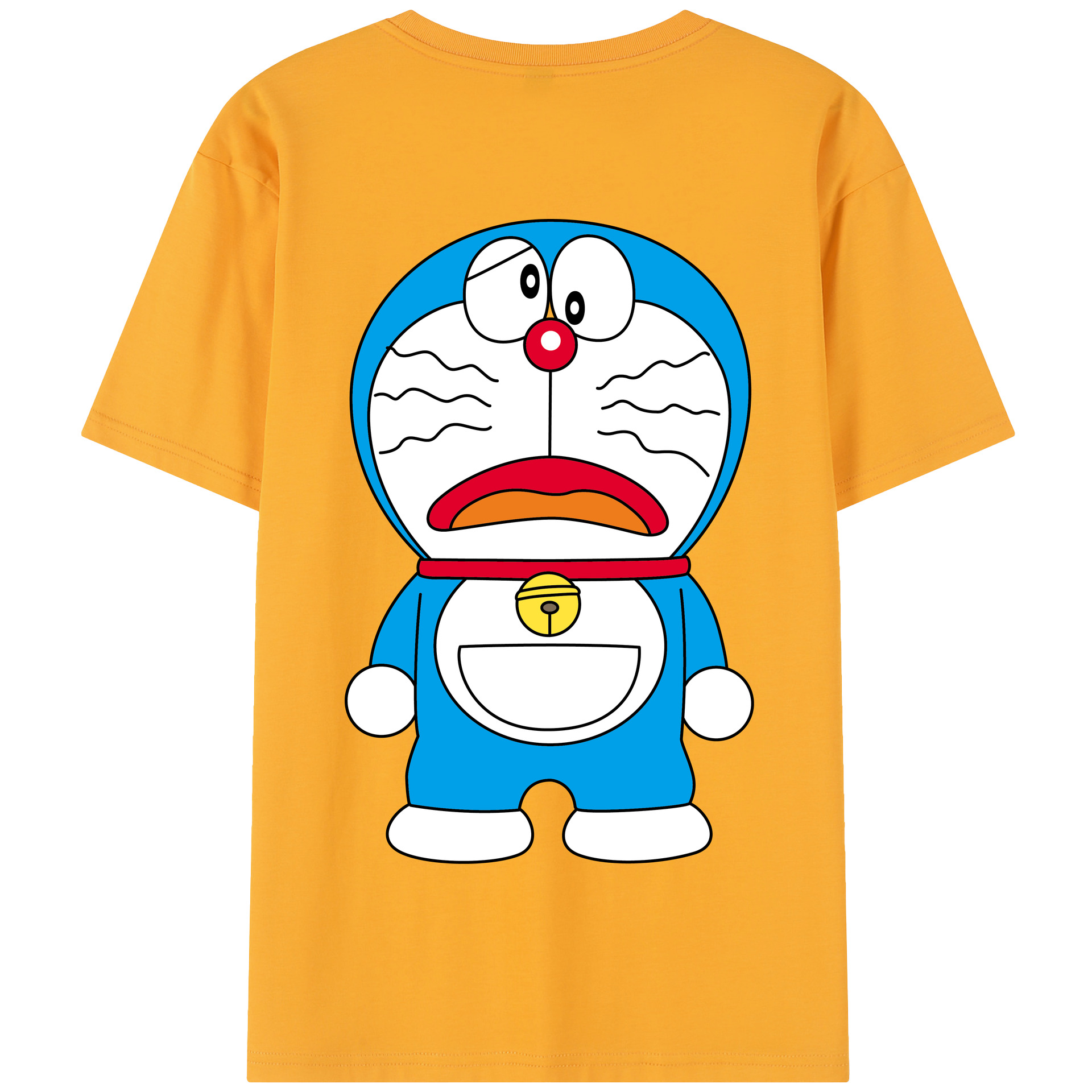 （画像用） ドラえもん Doraemon 綿100％半袖Tシャツ（背面プリント）