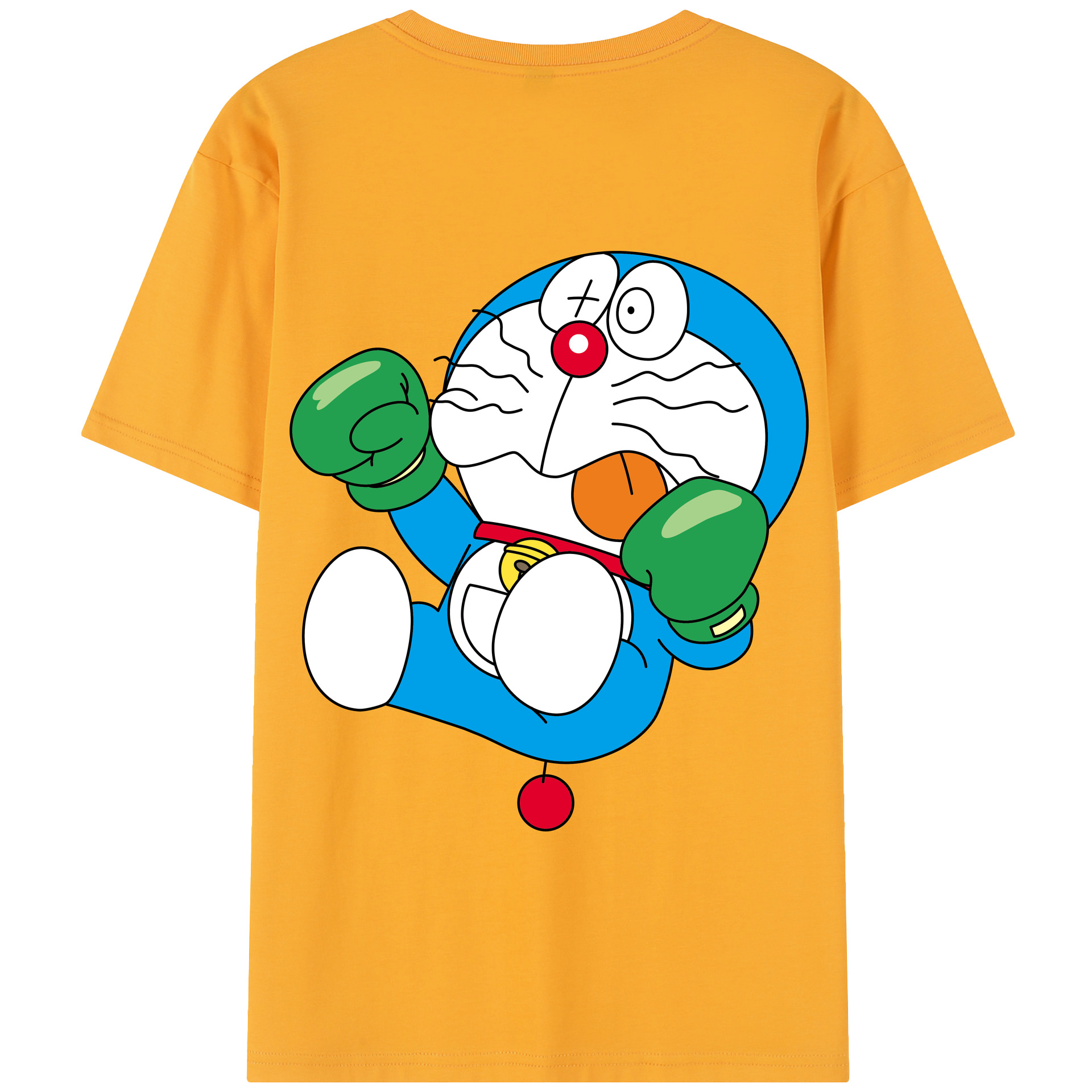 （画像用） ドラえもん Doraemon 綿100％半袖Tシャツ（背面プリント）