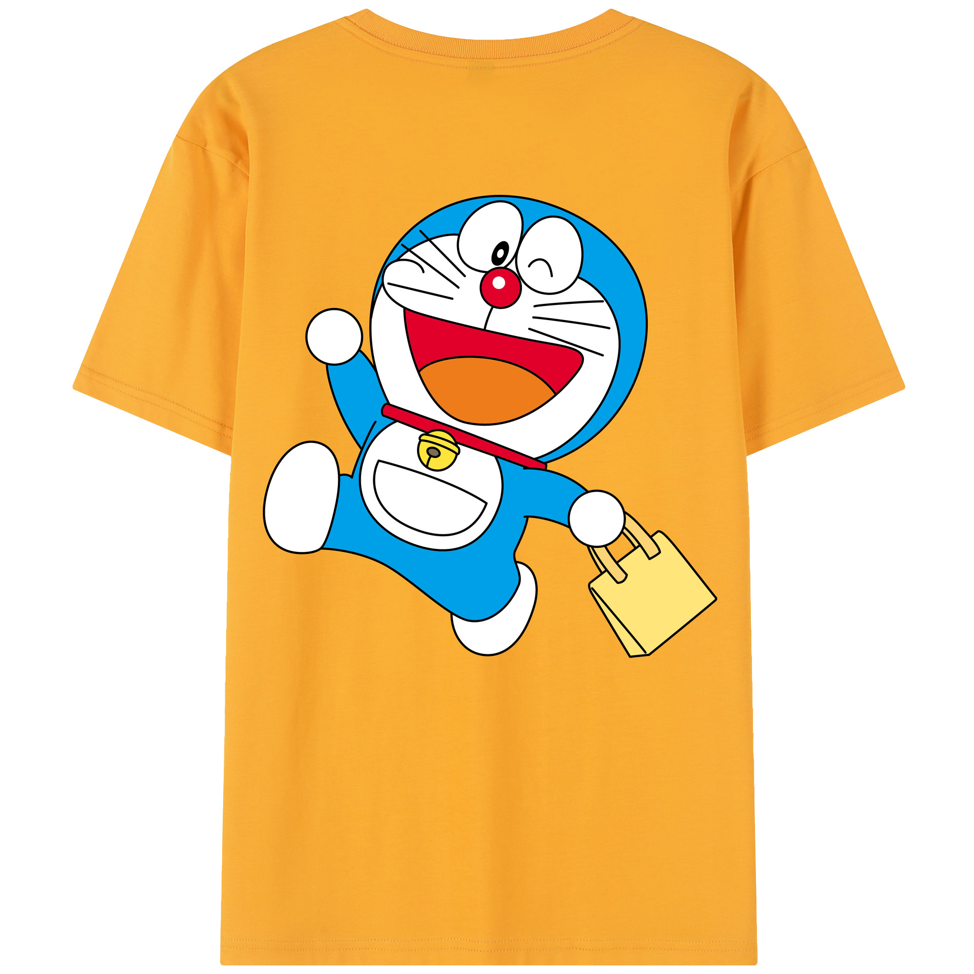 （画像用） ドラえもん Doraemon 綿100％半袖Tシャツ（背面プリント）
