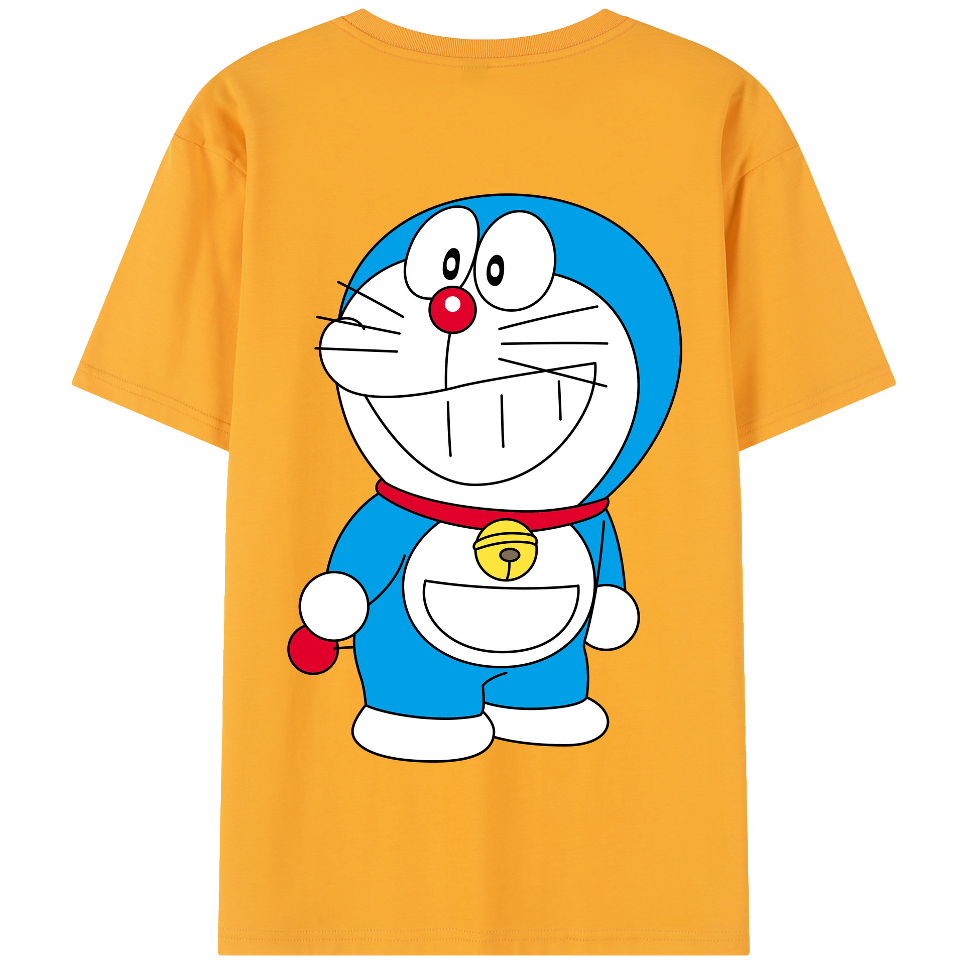 （画像用） ドラえもん Doraemon 綿100％半袖Tシャツ（背面プリント）