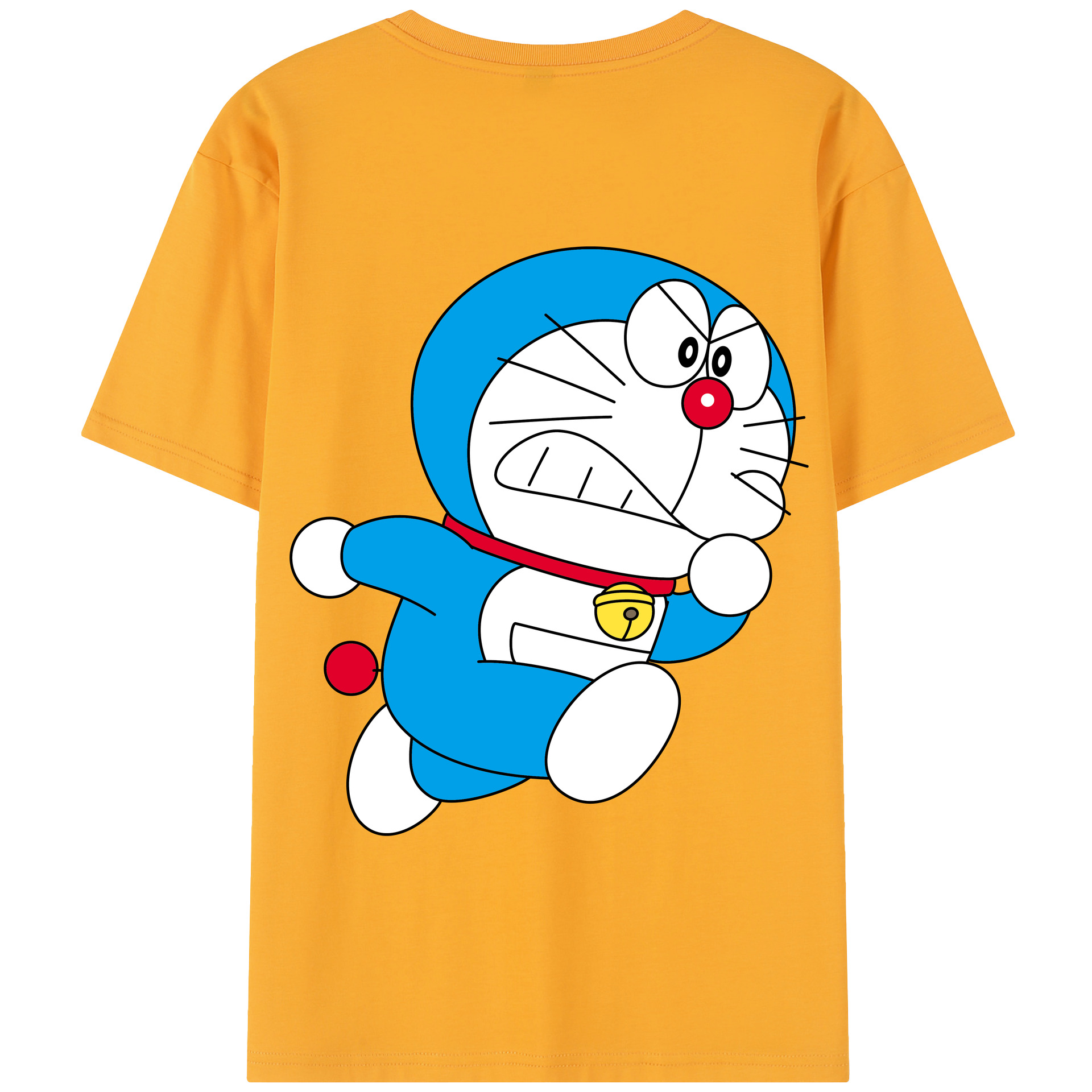 （画像用） ドラえもん Doraemon 綿100％半袖Tシャツ（背面プリント）