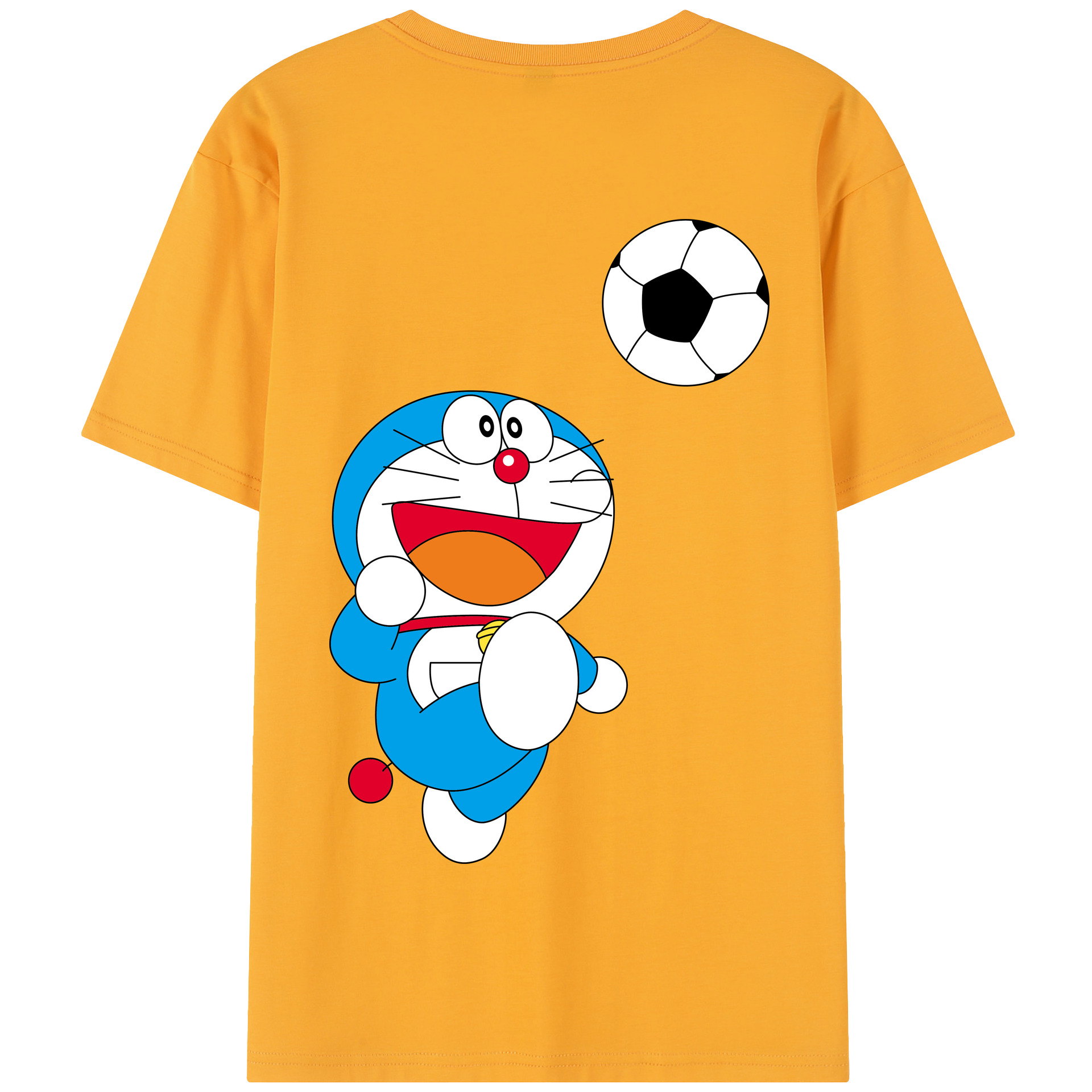 （画像用） ドラえもん Doraemon 綿100％半袖Tシャツ（背面プリント）