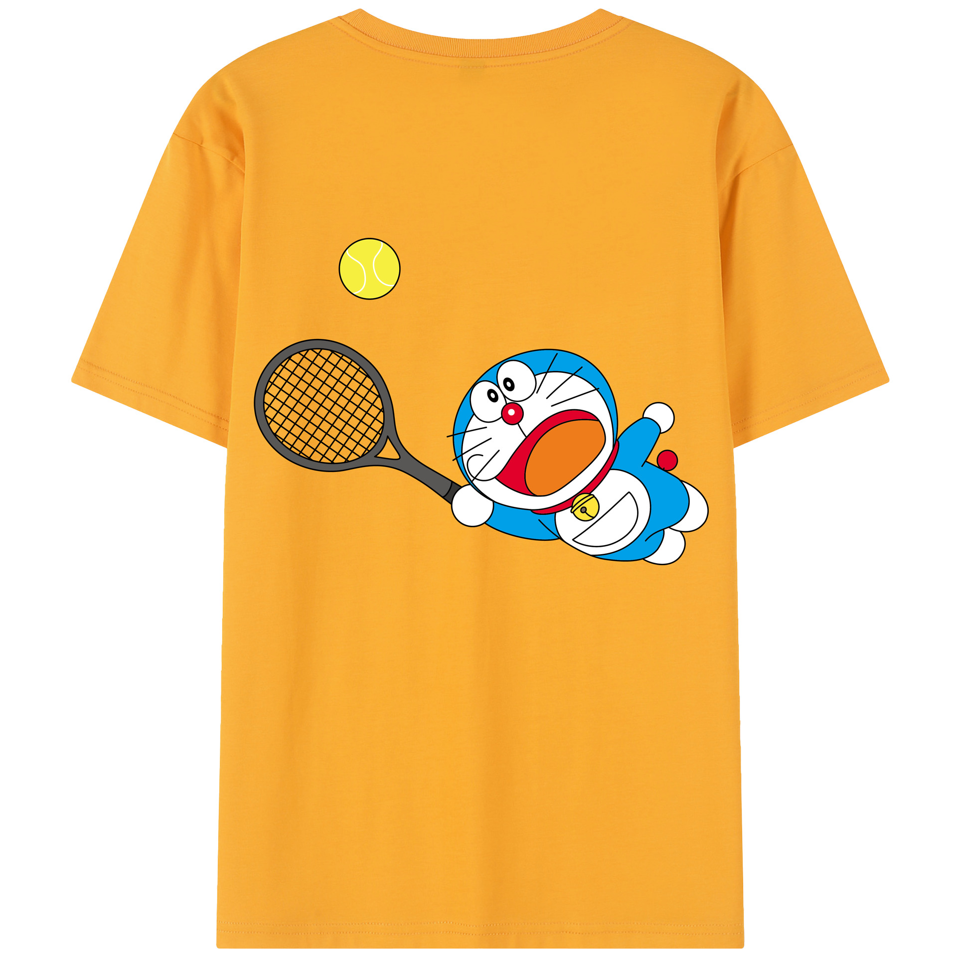 （画像用） ドラえもん Doraemon 綿100％半袖Tシャツ（背面プリント）