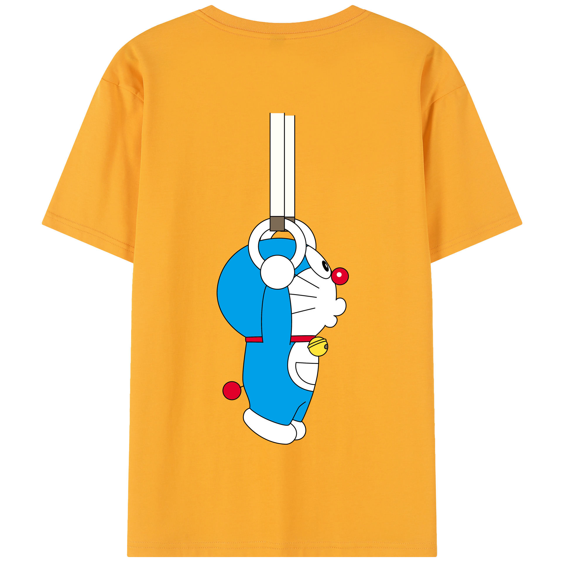 （画像用） ドラえもん Doraemon 綿100％半袖Tシャツ（背面プリント）