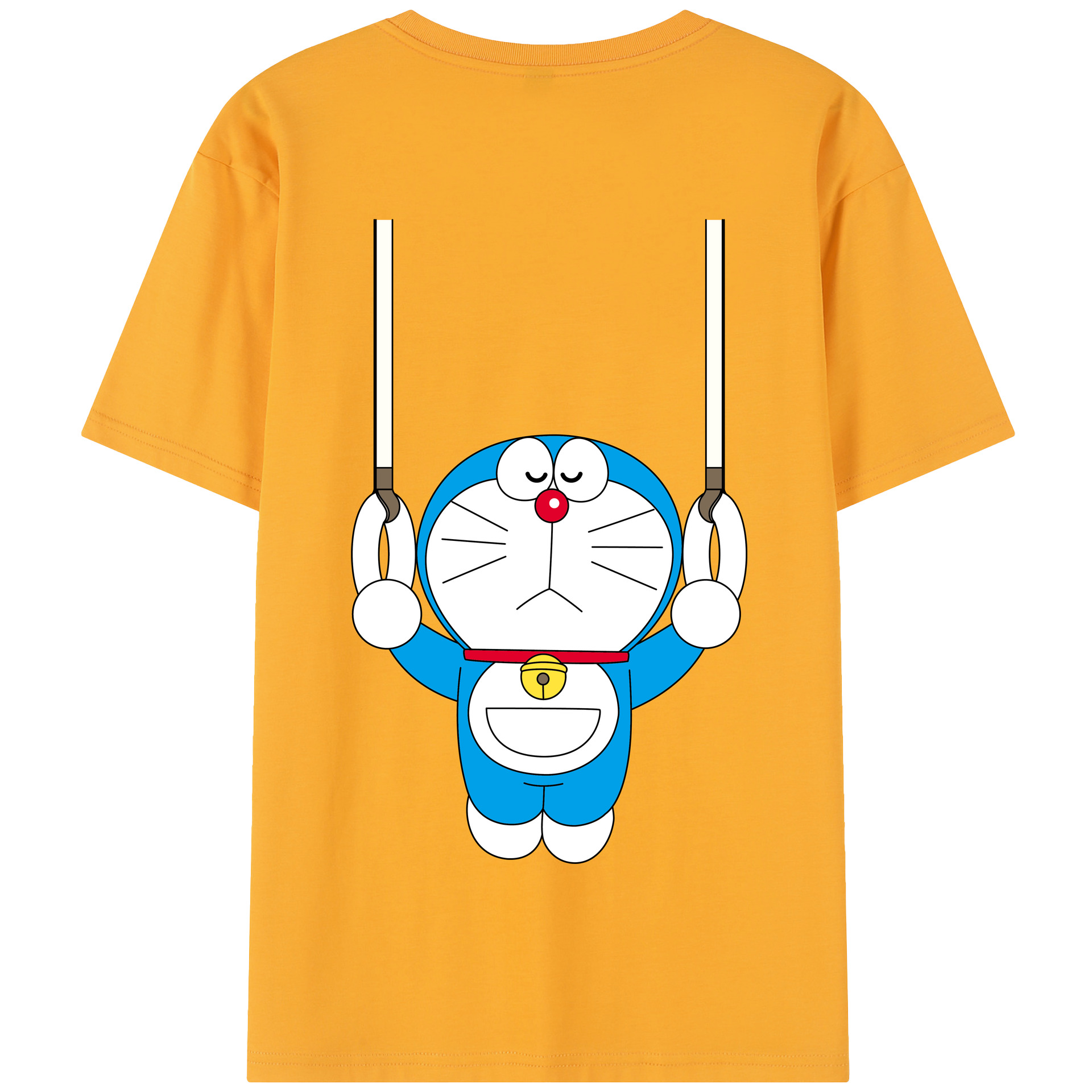 （画像用） ドラえもん Doraemon 綿100％半袖Tシャツ（背面プリント）