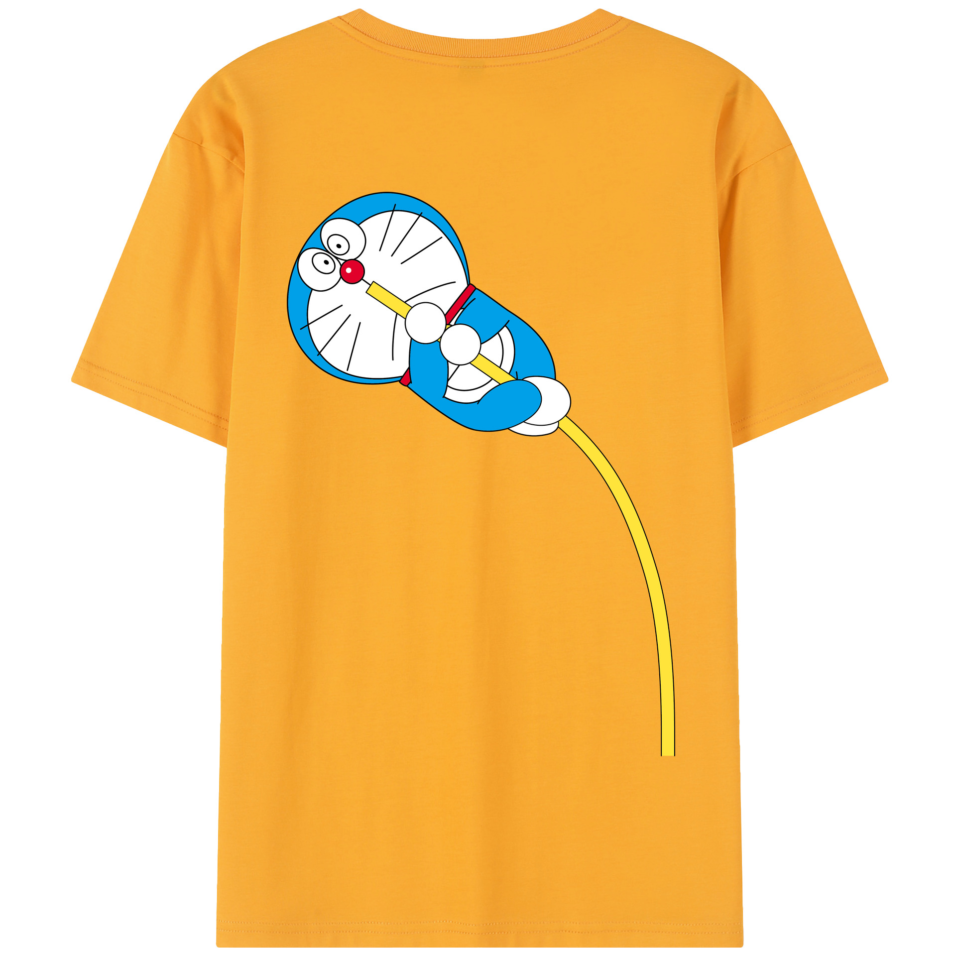 （画像用） ドラえもん Doraemon 綿100％半袖Tシャツ（背面プリント）
