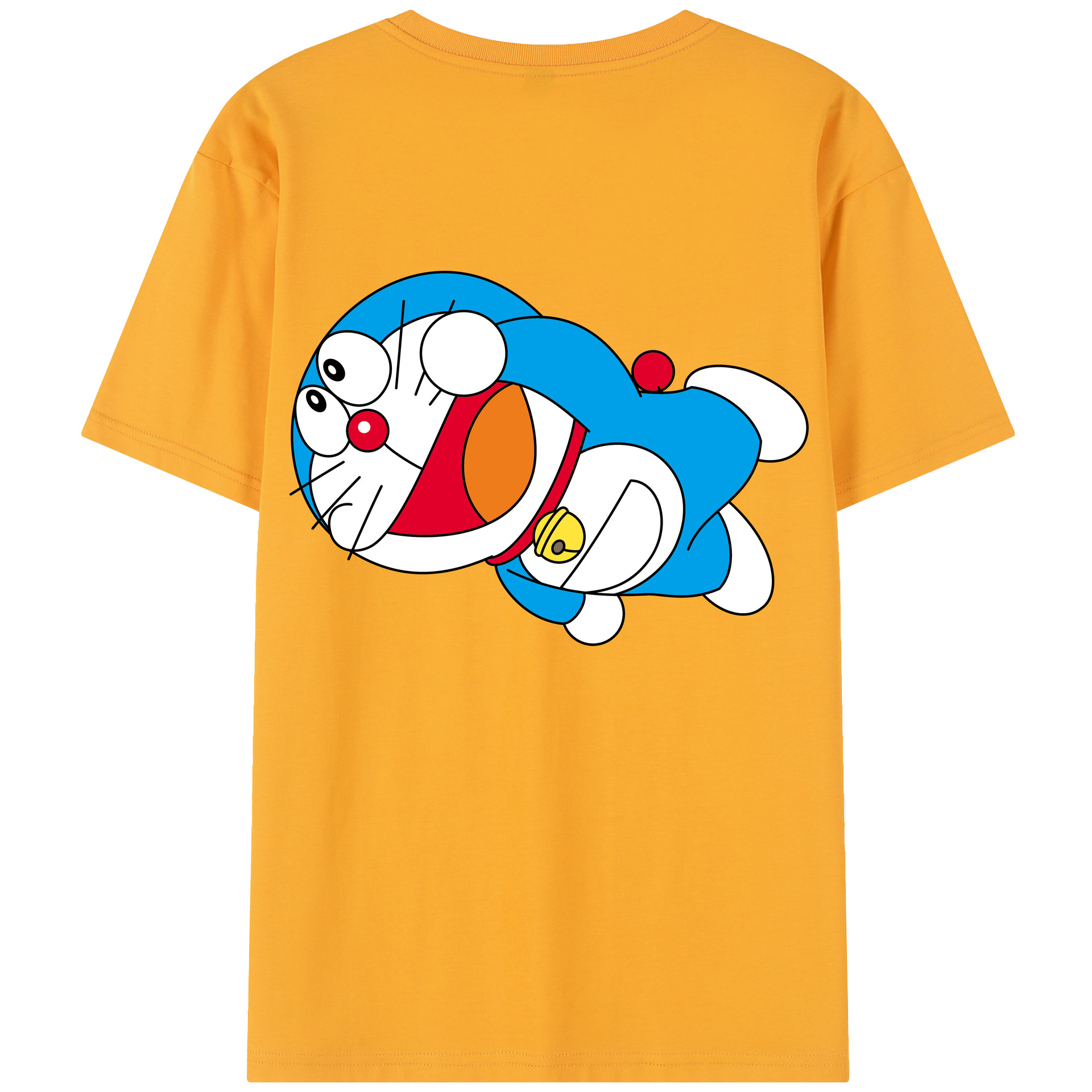 （画像用） ドラえもん Doraemon 綿100％半袖Tシャツ（背面プリント）