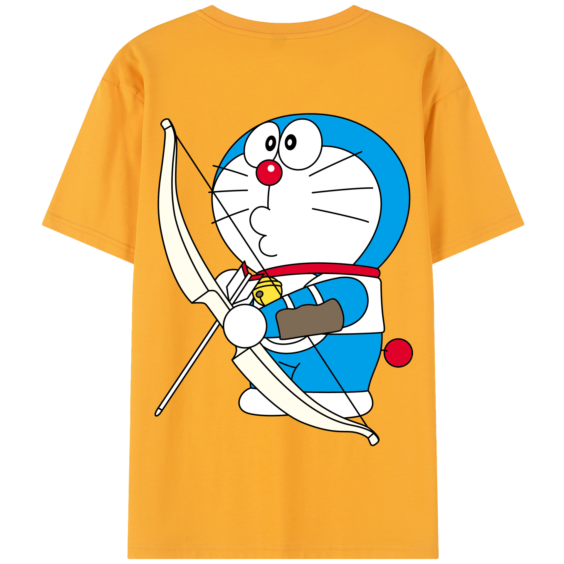 （画像用） ドラえもん Doraemon 綿100％半袖Tシャツ（背面プリント）