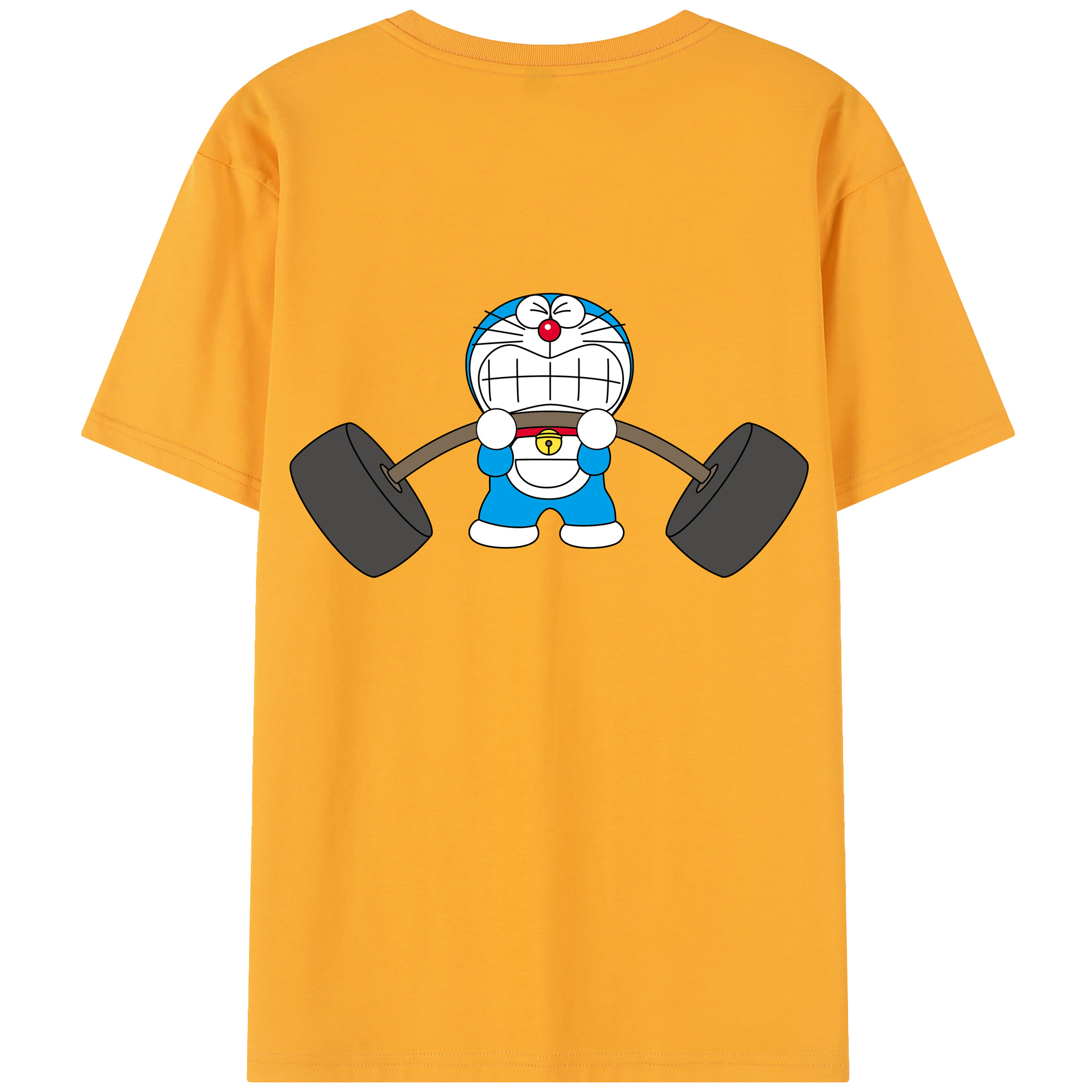 （画像用） ドラえもん Doraemon 綿100％半袖Tシャツ（背面プリント）
