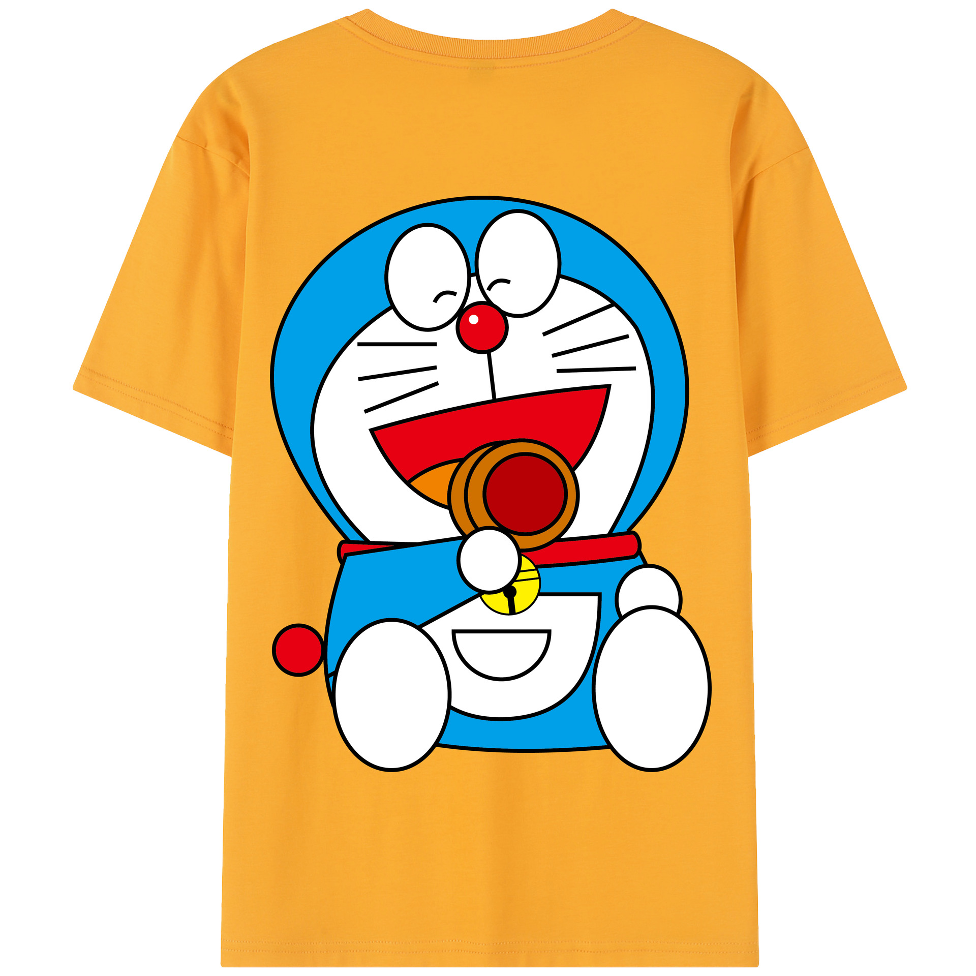 （画像用） ドラえもん Doraemon 綿100％半袖Tシャツ（背面プリント）