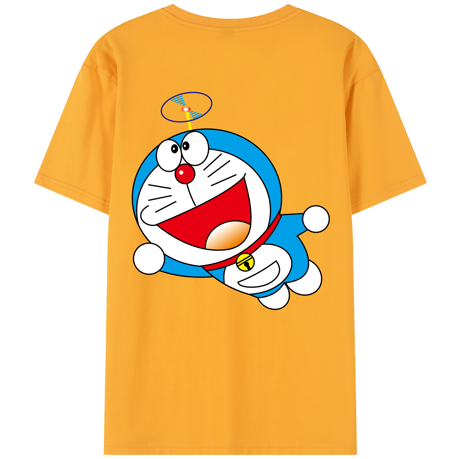 （画像用） ドラえもん Doraemon 綿100％半袖Tシャツ（背面プリント）