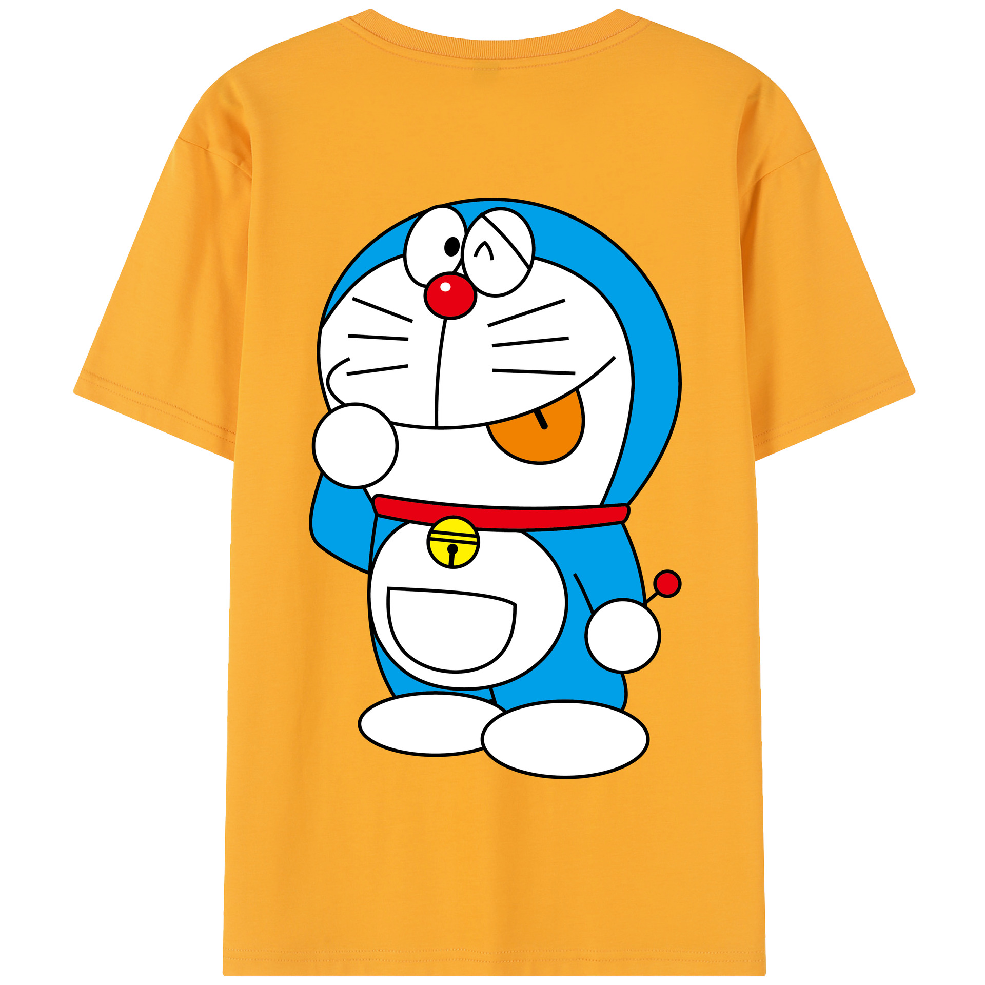 （画像用） ドラえもん Doraemon 綿100％半袖Tシャツ（背面プリント）