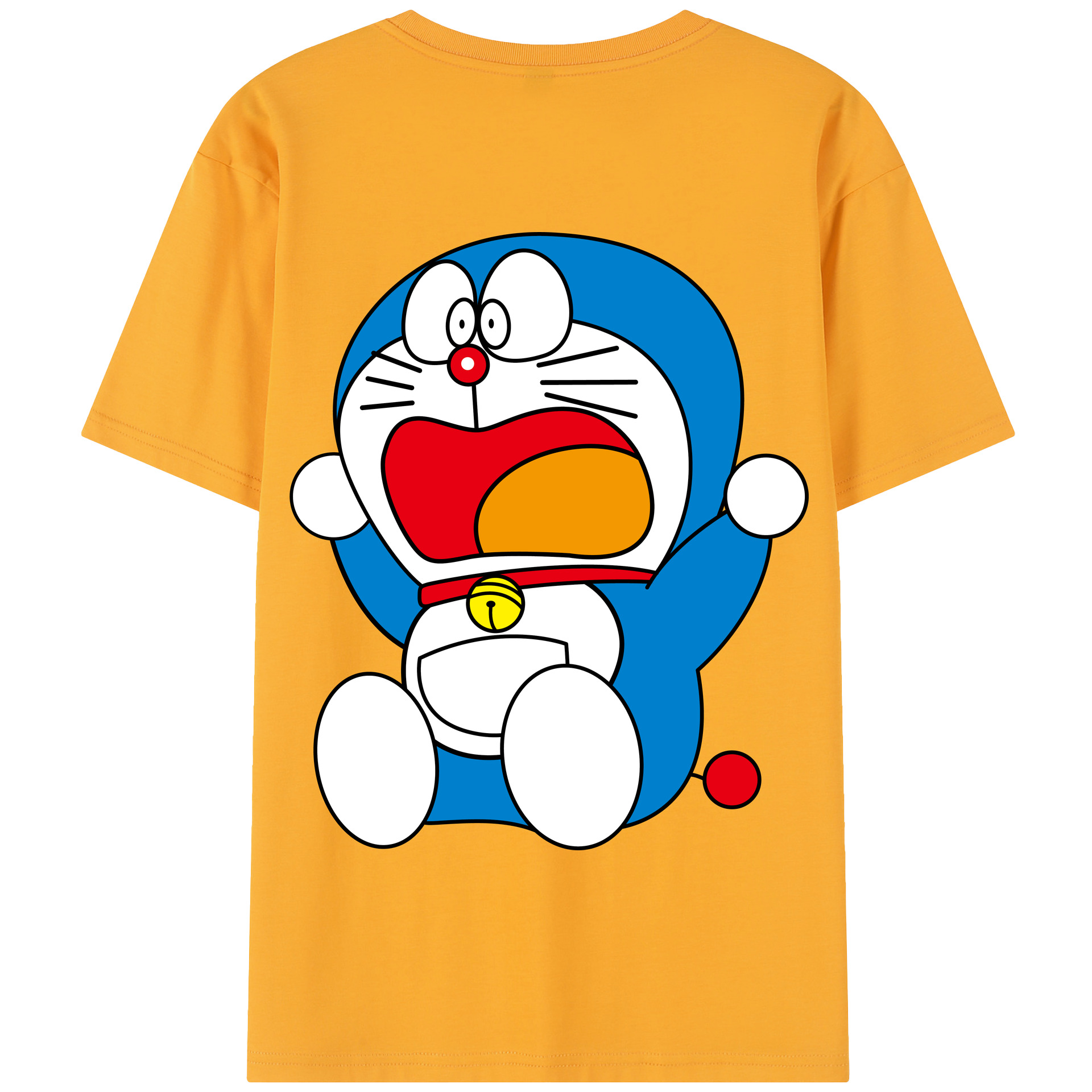 （画像用） ドラえもん Doraemon 綿100％半袖Tシャツ（背面プリント）