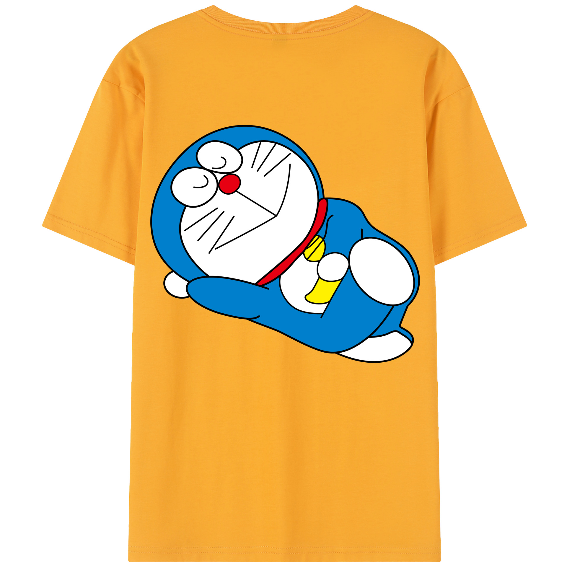 （画像用） ドラえもん Doraemon 綿100％半袖Tシャツ（背面プリント）