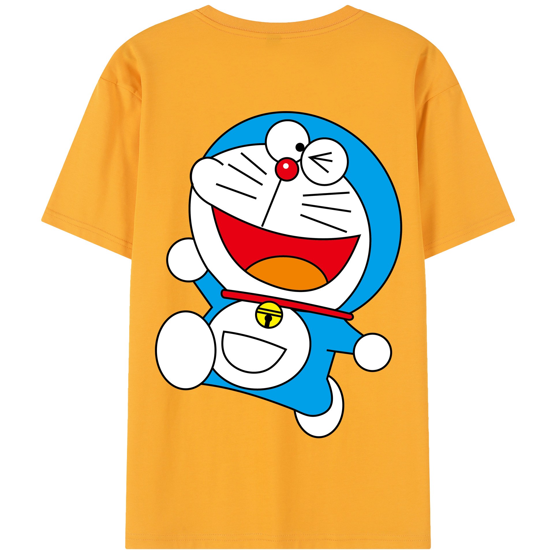 （画像用） ドラえもん Doraemon 綿100％半袖Tシャツ（背面プリント）