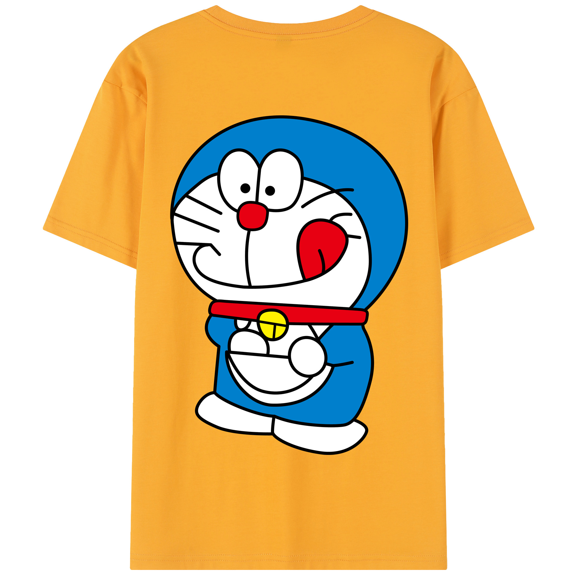 （画像用） ドラえもん Doraemon 綿100％半袖Tシャツ（背面プリント）