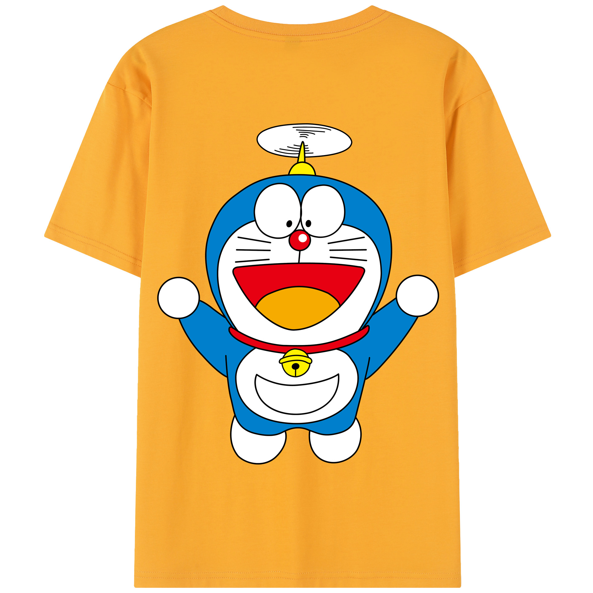 （画像用） ドラえもん Doraemon 綿100％半袖Tシャツ（背面プリント）