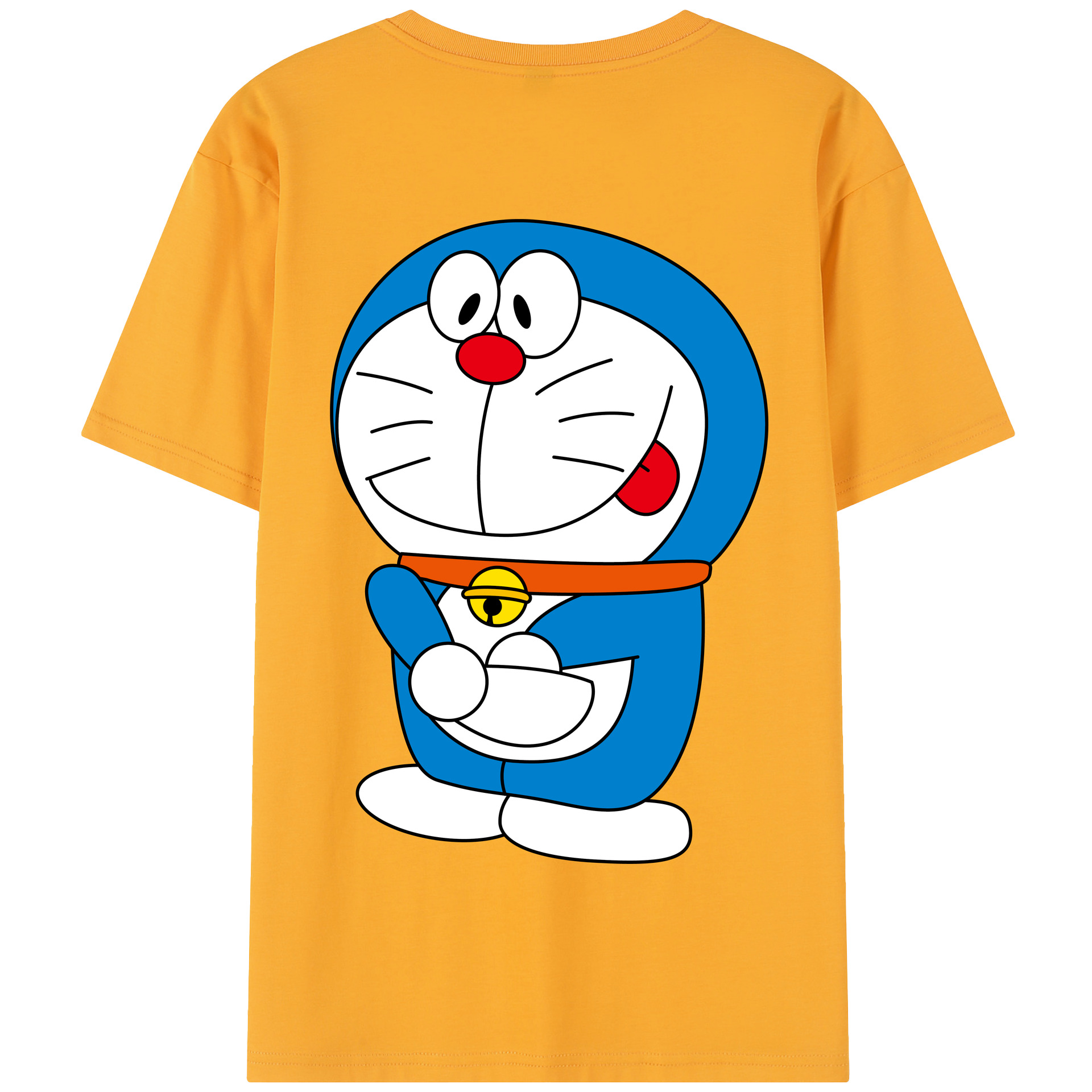 （画像用） ドラえもん Doraemon 綿100％半袖Tシャツ（背面プリント）