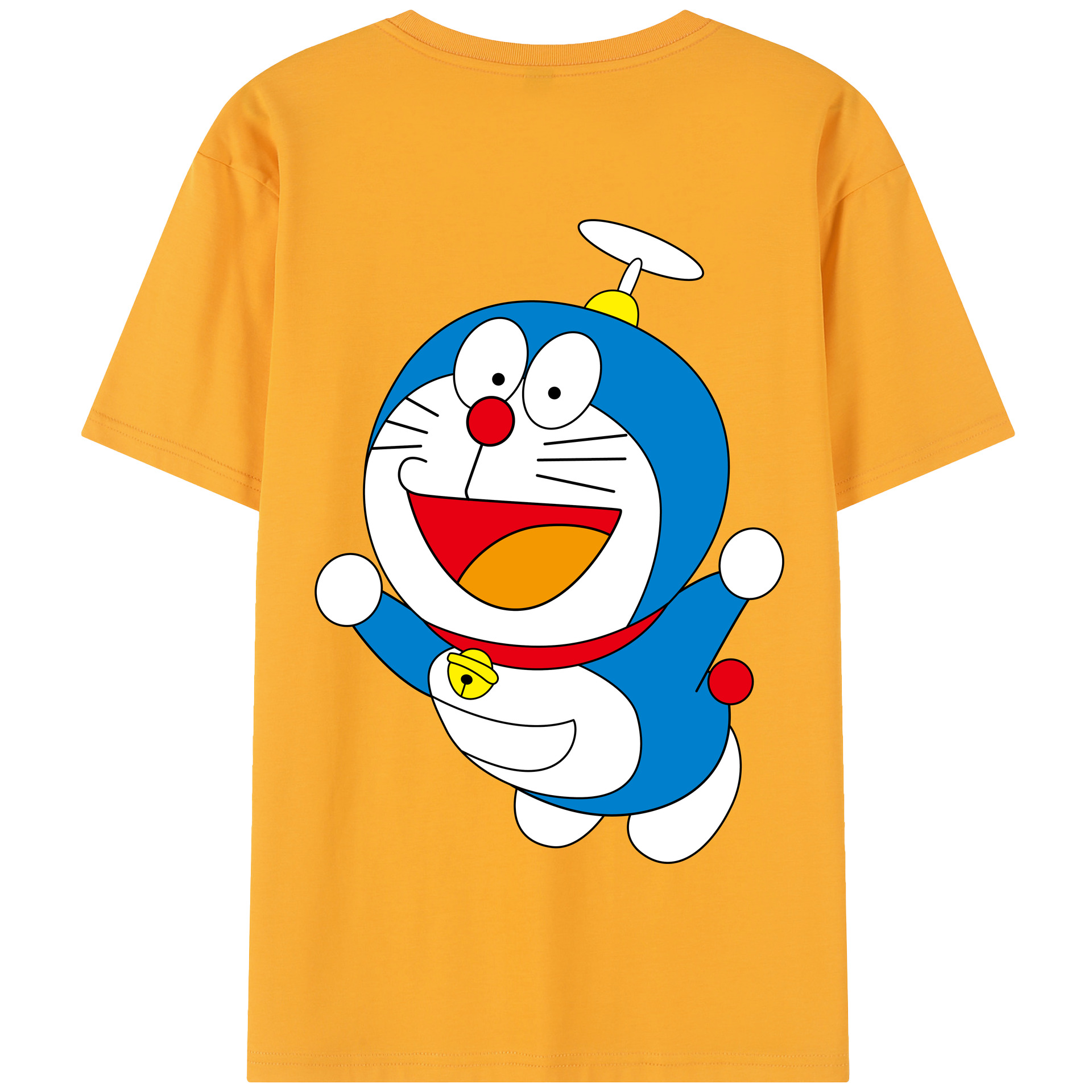 （画像用） ドラえもん Doraemon 綿100％半袖Tシャツ（背面プリント）