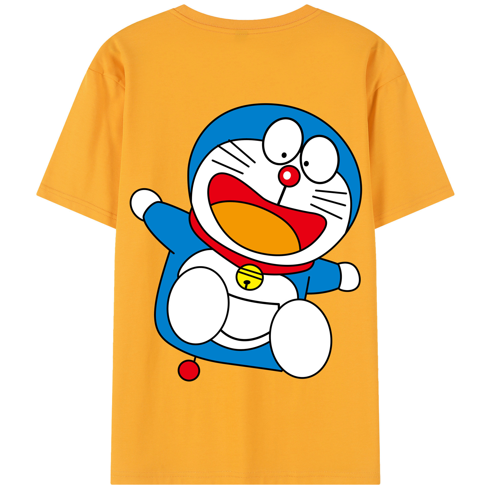 （画像用） ドラえもん Doraemon 綿100％半袖Tシャツ（背面プリント）