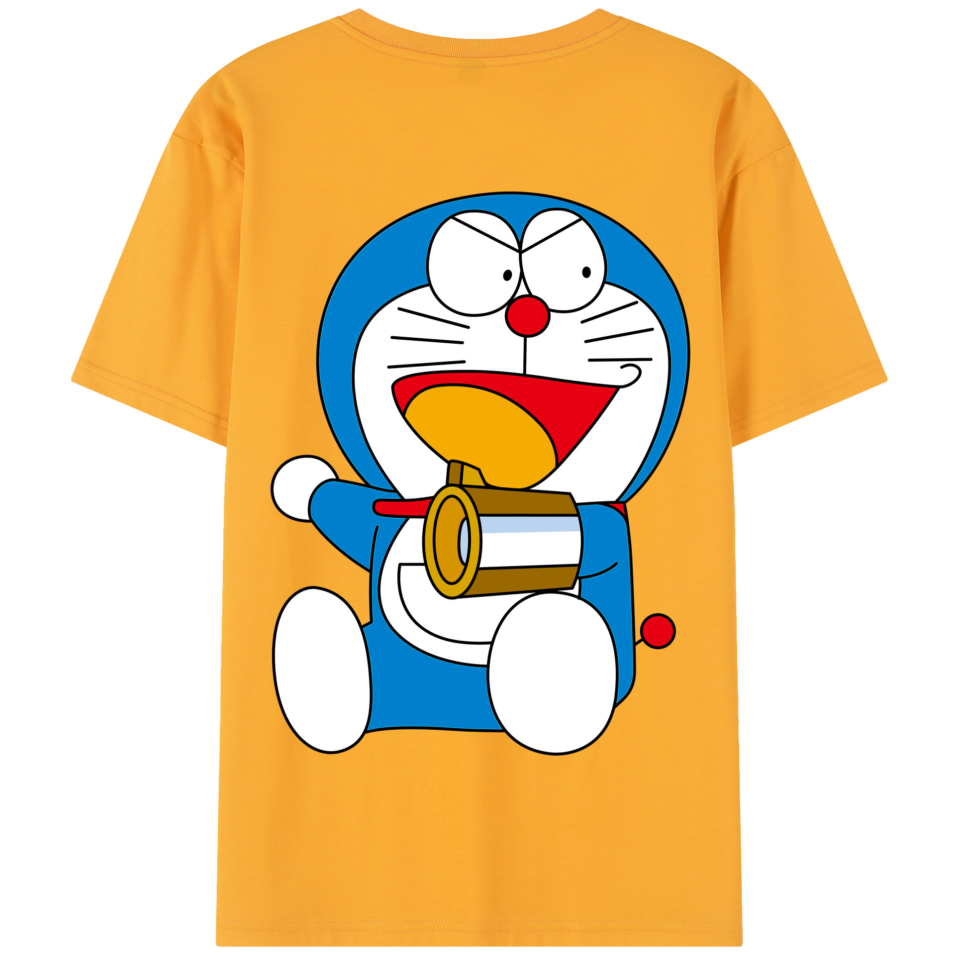 （画像用） ドラえもん Doraemon 綿100％半袖Tシャツ（背面プリント）