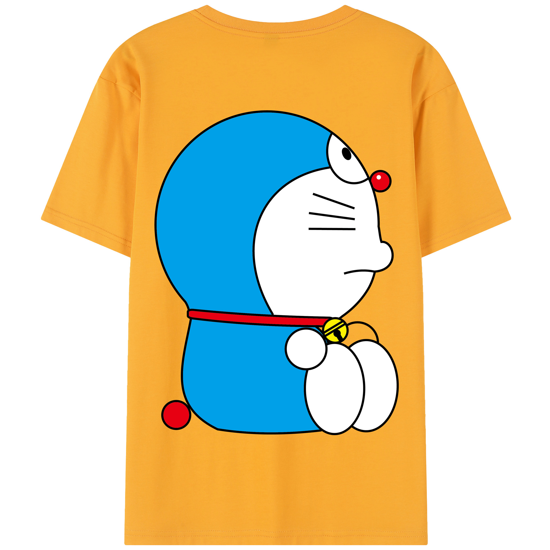 （画像用） ドラえもん Doraemon 綿100％半袖Tシャツ（背面プリント）