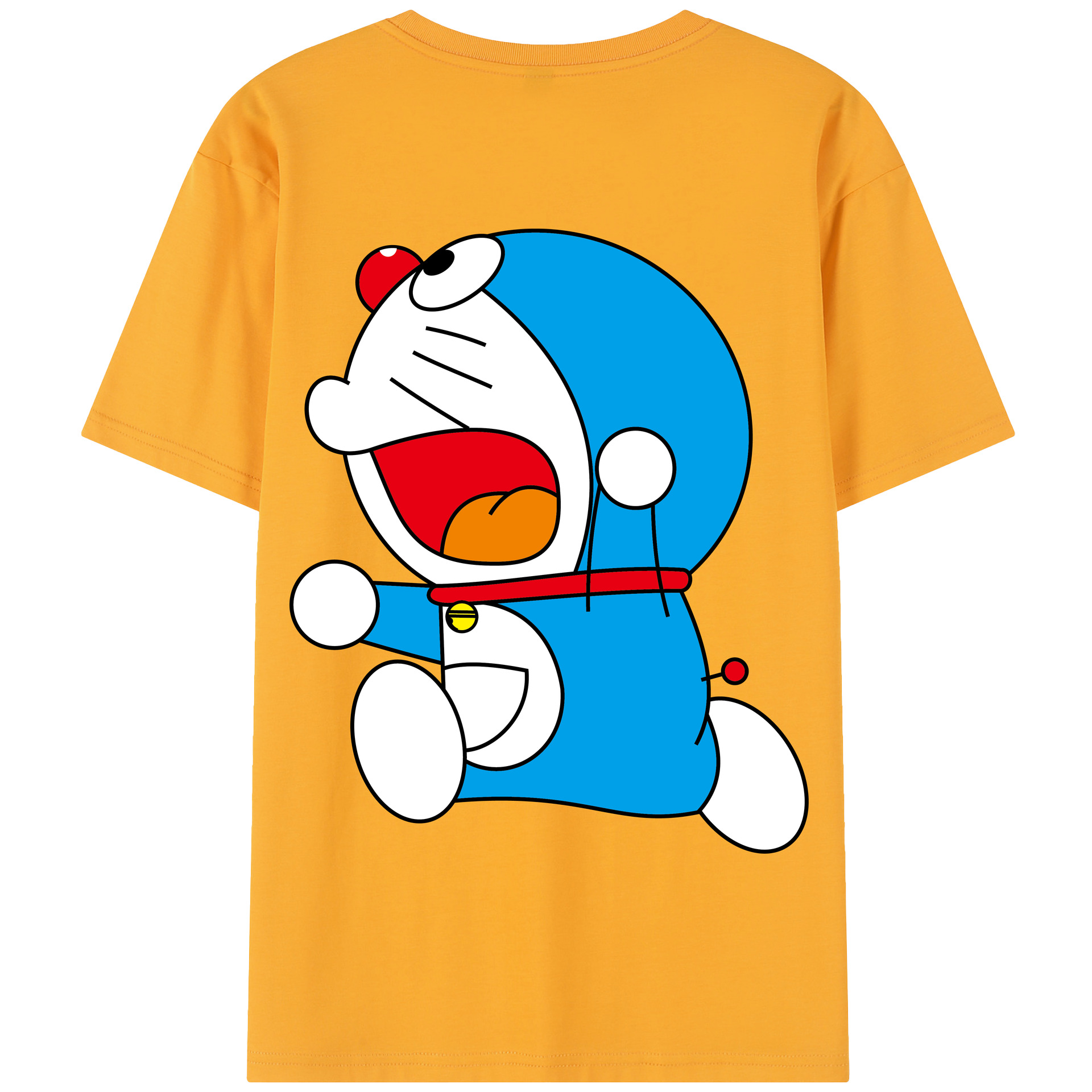 （画像用） ドラえもん Doraemon 綿100％半袖Tシャツ（背面プリント）