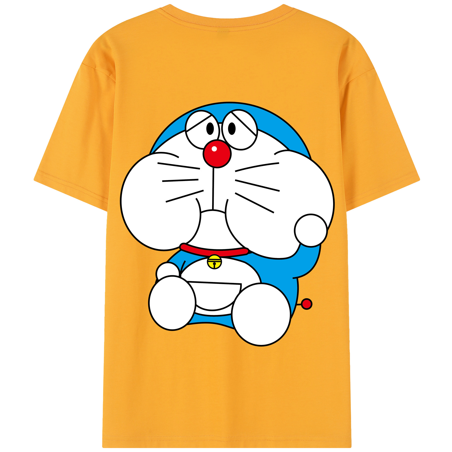 （画像用） ドラえもん Doraemon 綿100％半袖Tシャツ（背面プリント）