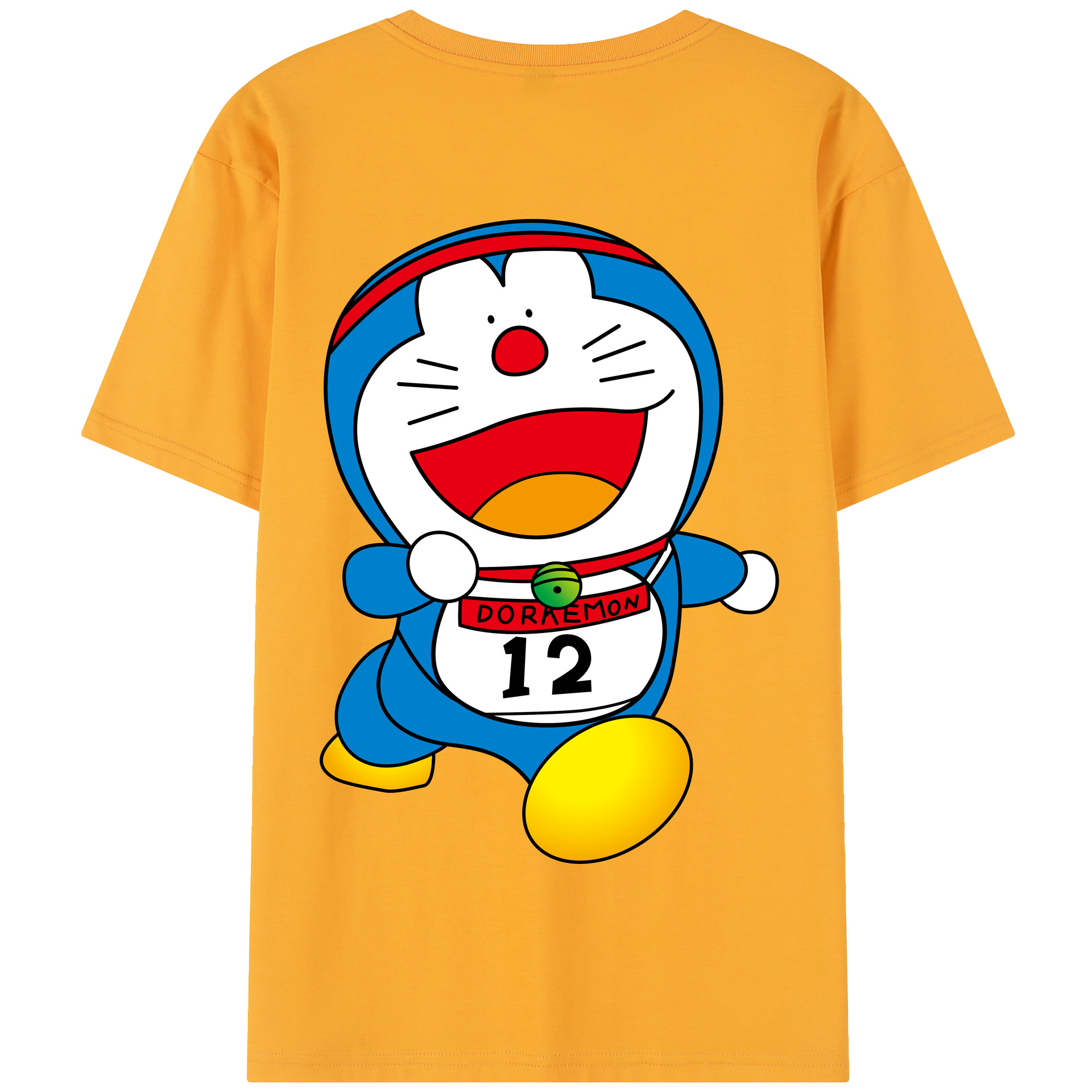 （画像用） ドラえもん Doraemon 綿100％半袖Tシャツ（背面プリント）