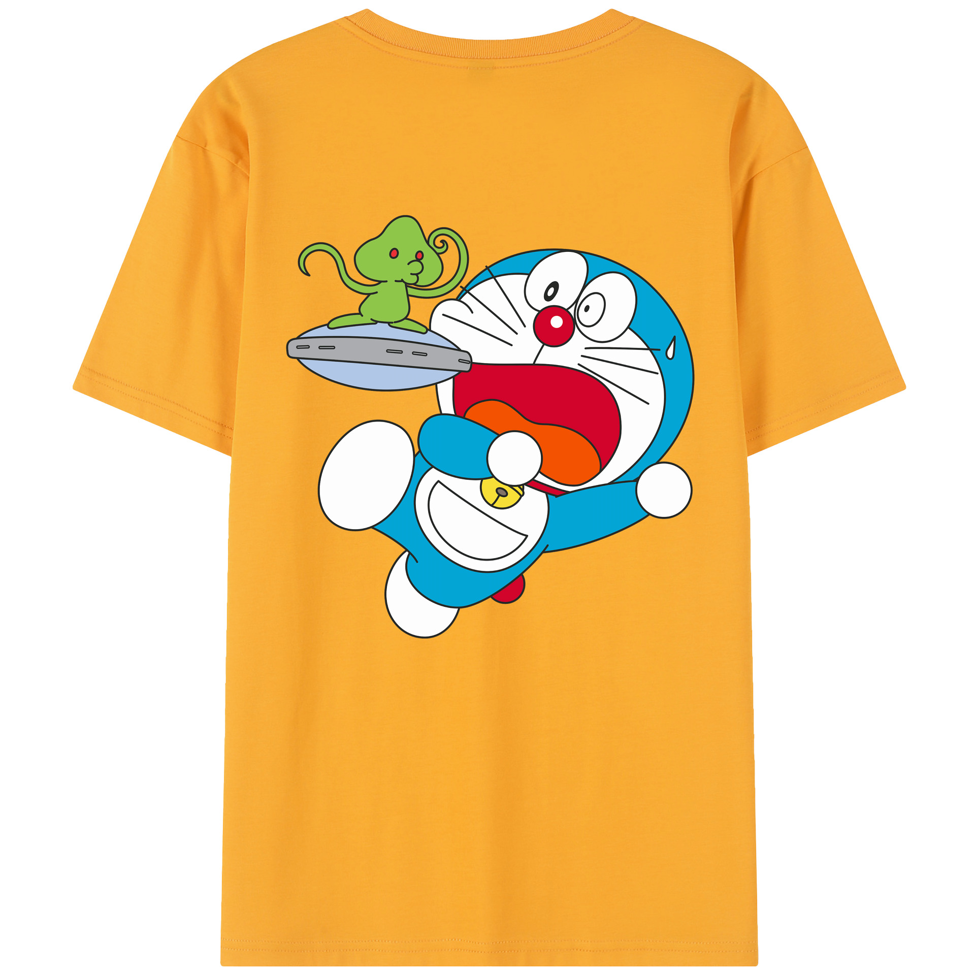（画像用） ドラえもん Doraemon 綿100％半袖Tシャツ（背面プリント）