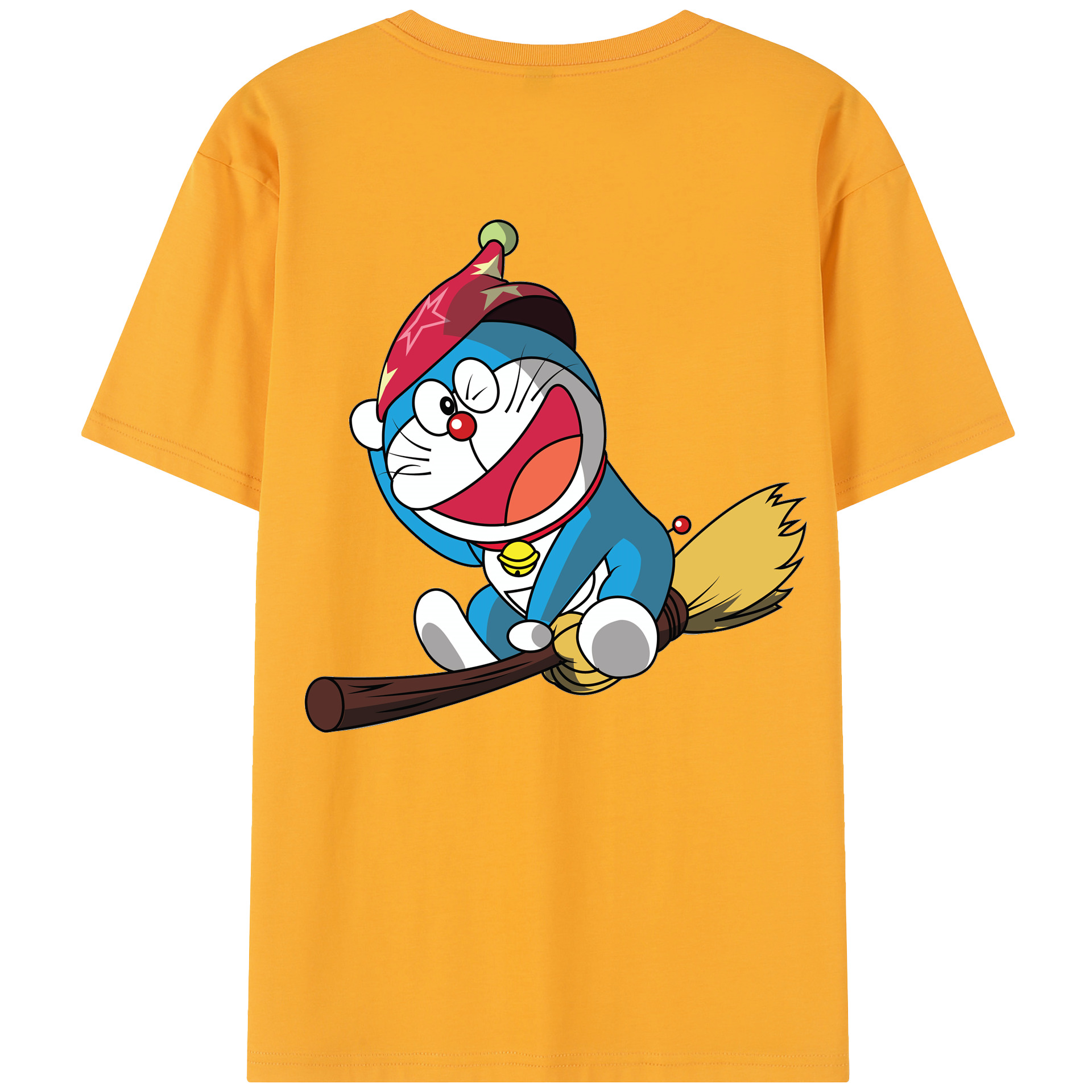 （画像用） ドラえもん Doraemon 綿100％半袖Tシャツ（背面プリント）