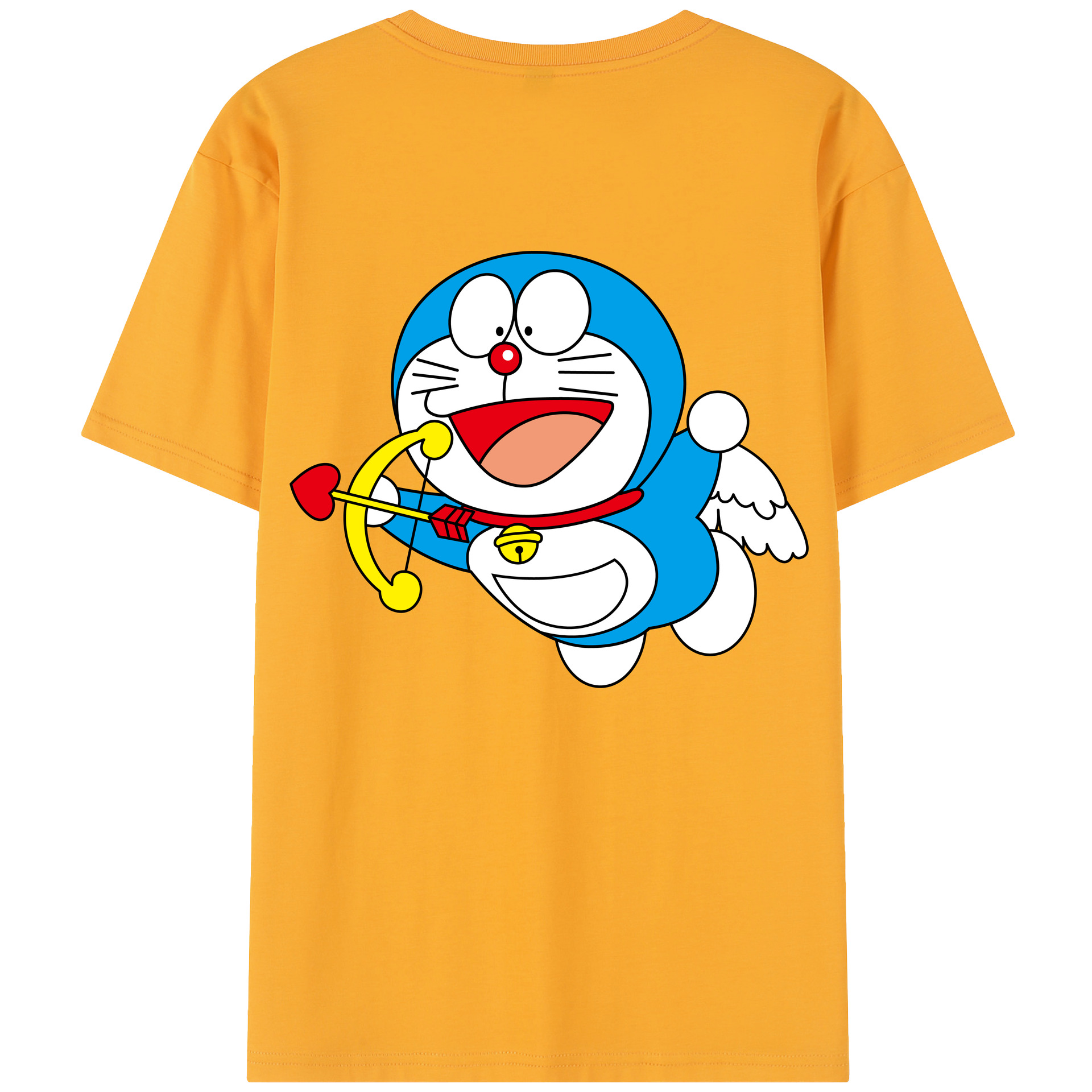 （画像用） ドラえもん Doraemon 綿100％半袖Tシャツ（背面プリント）