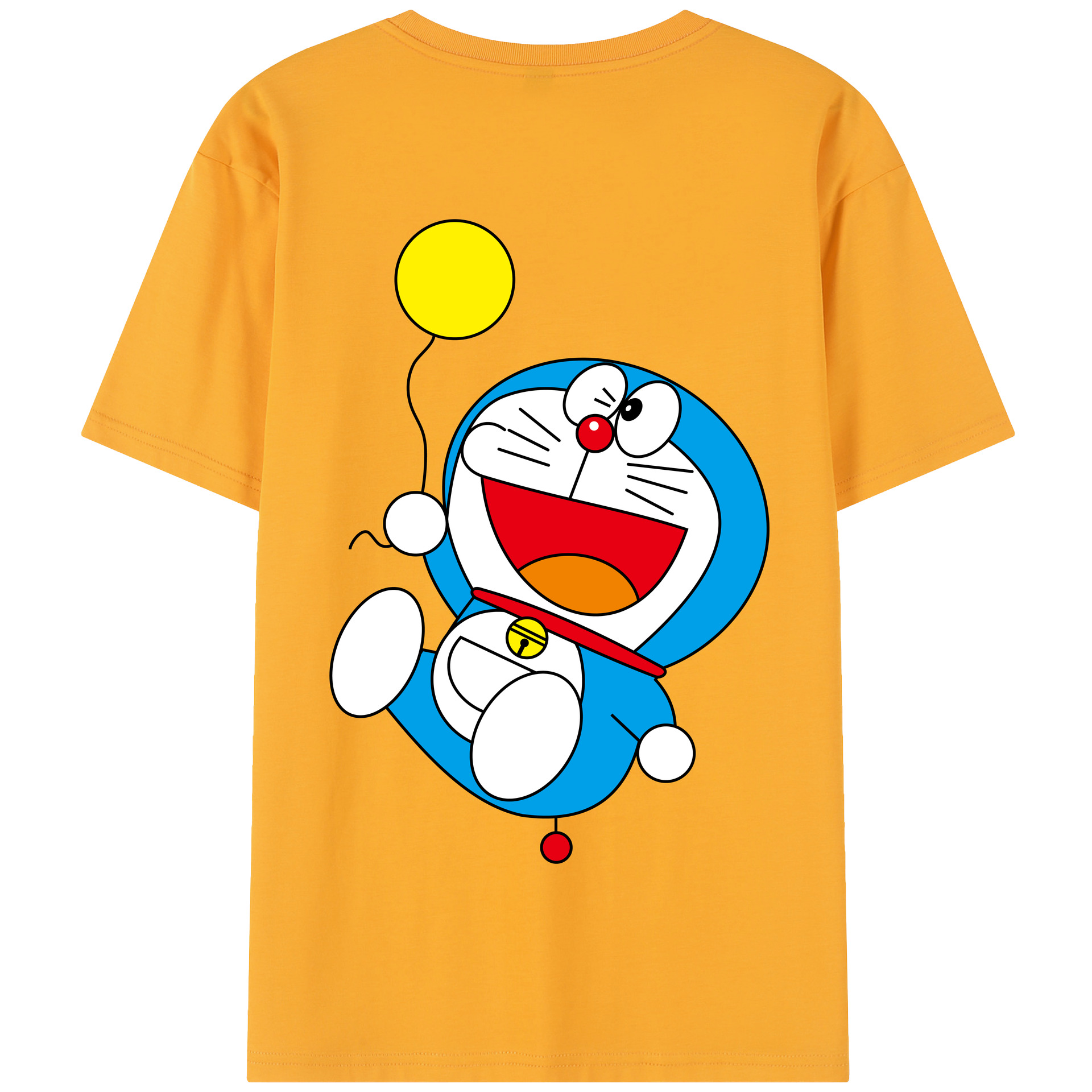 （画像用） ドラえもん Doraemon 綿100％半袖Tシャツ（背面プリント）