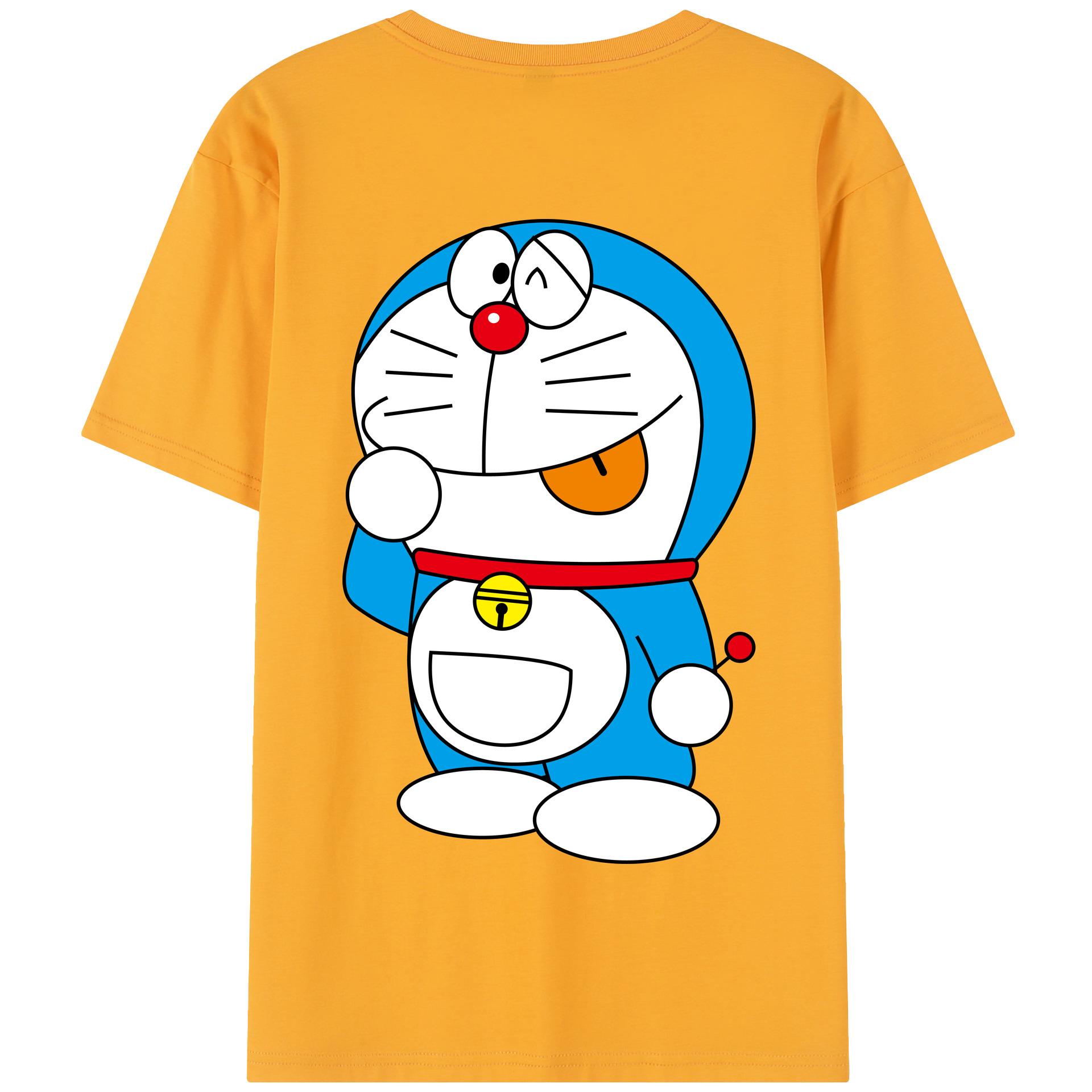（画像用） ドラえもん Doraemon 綿100％半袖Tシャツ（背面プリント）