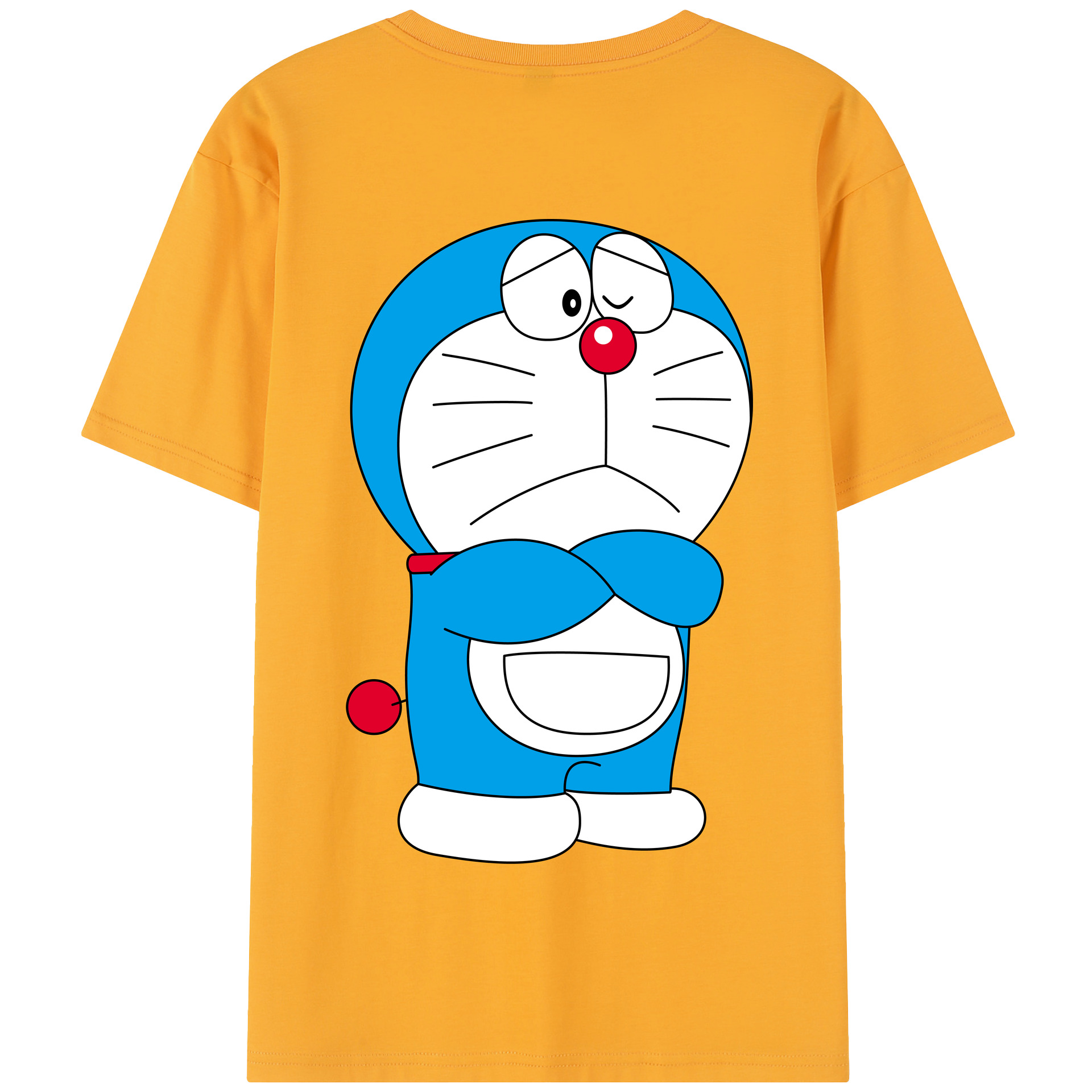 （画像用） ドラえもん Doraemon 綿100％半袖Tシャツ（背面プリント）