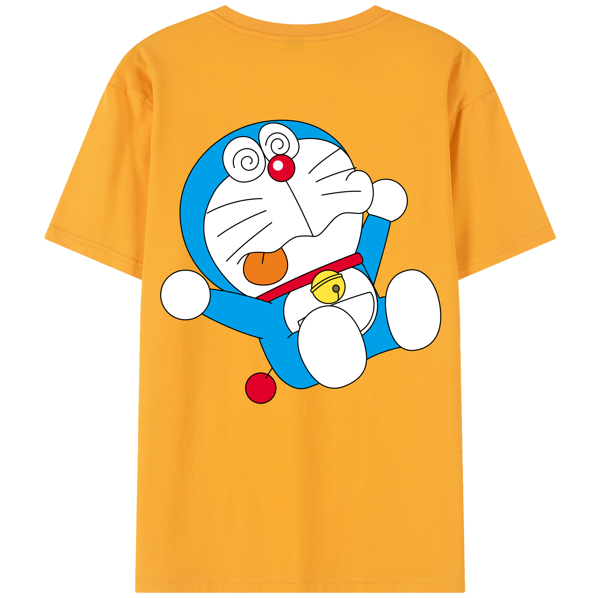（画像用） ドラえもん Doraemon 綿100％半袖Tシャツ（背面プリント）