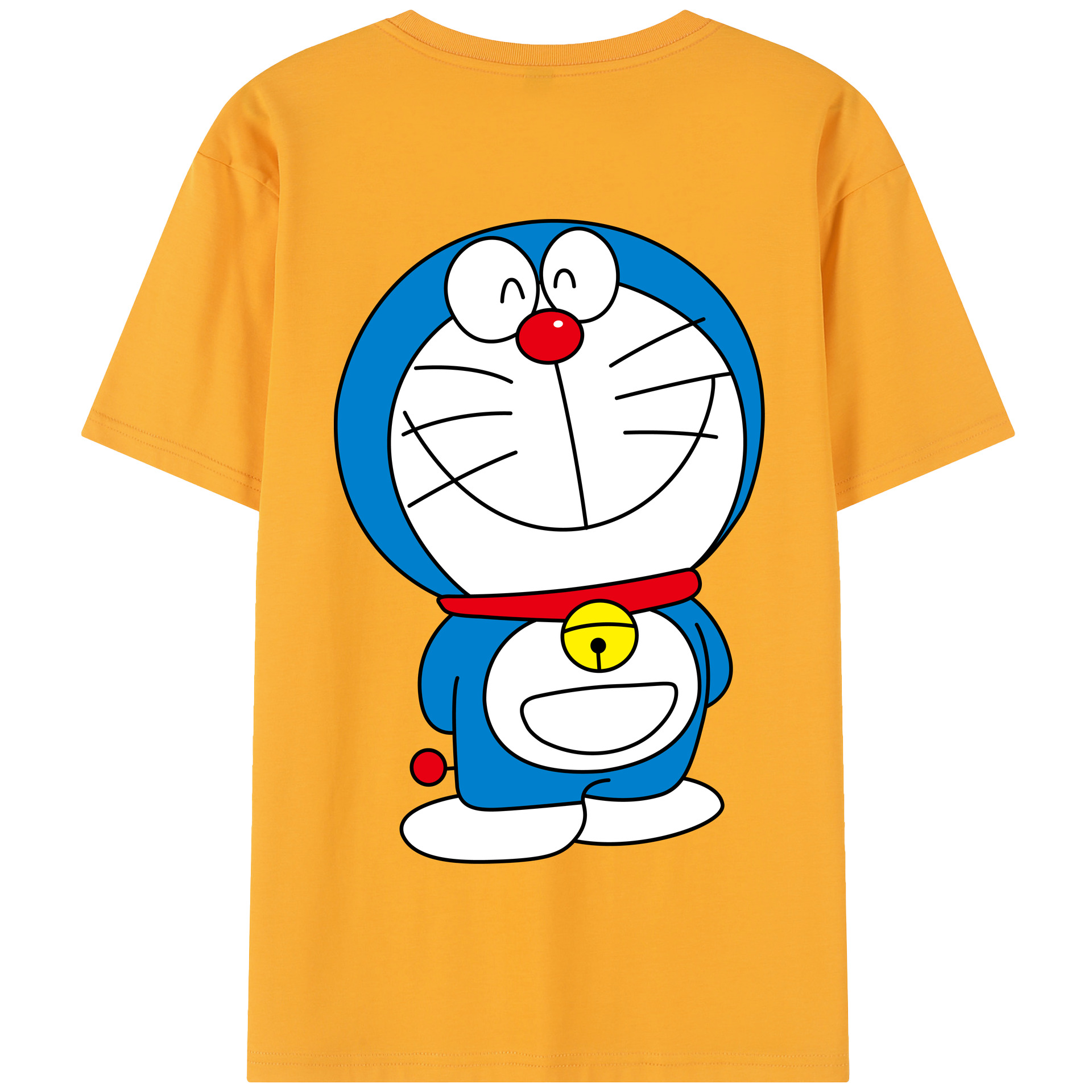 （画像用） ドラえもん Doraemon 綿100％半袖Tシャツ（背面プリント）