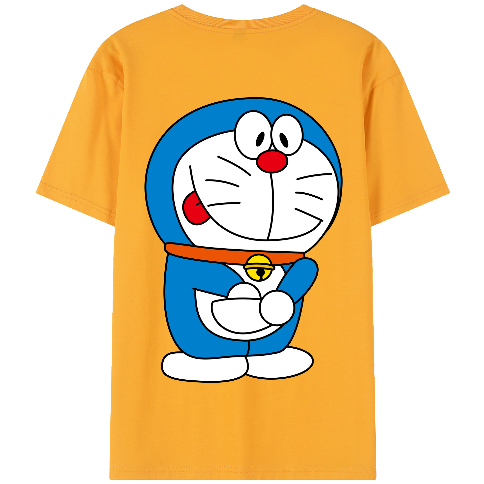 （画像用） ドラえもん Doraemon 綿100％半袖Tシャツ（背面プリント）