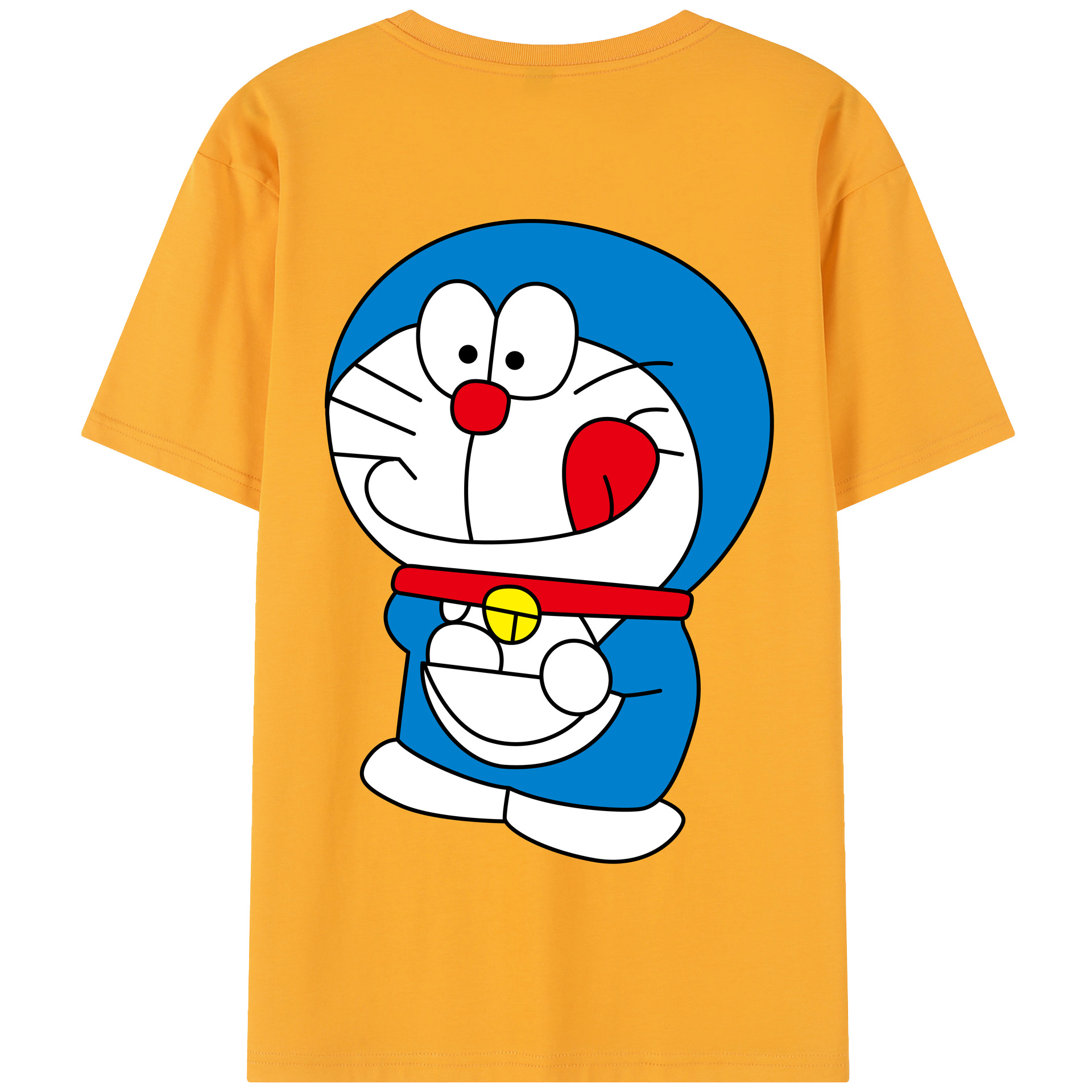 （画像用） ドラえもん Doraemon 綿100％半袖Tシャツ（背面プリント）