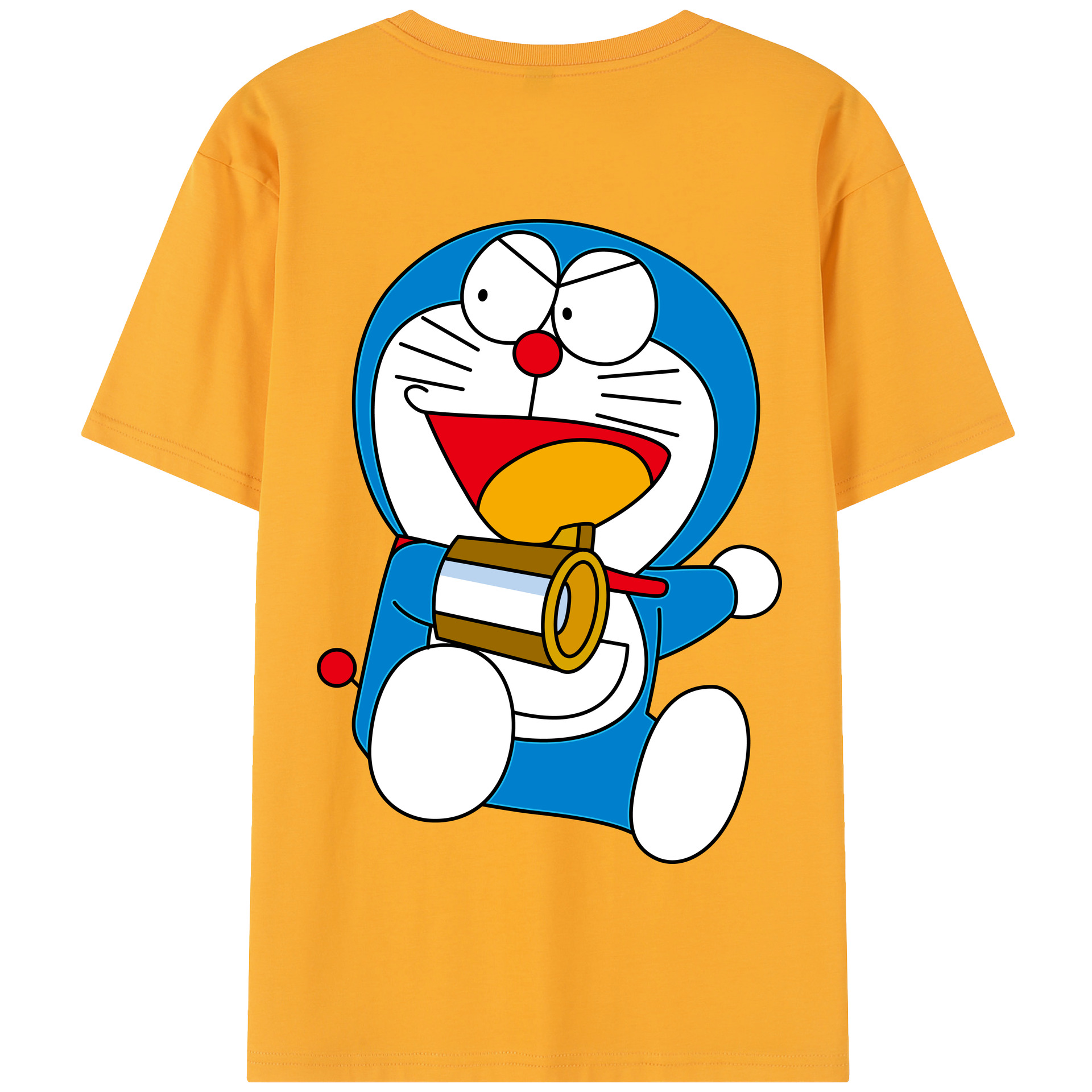（画像用） ドラえもん Doraemon 綿100％半袖Tシャツ（背面プリント）
