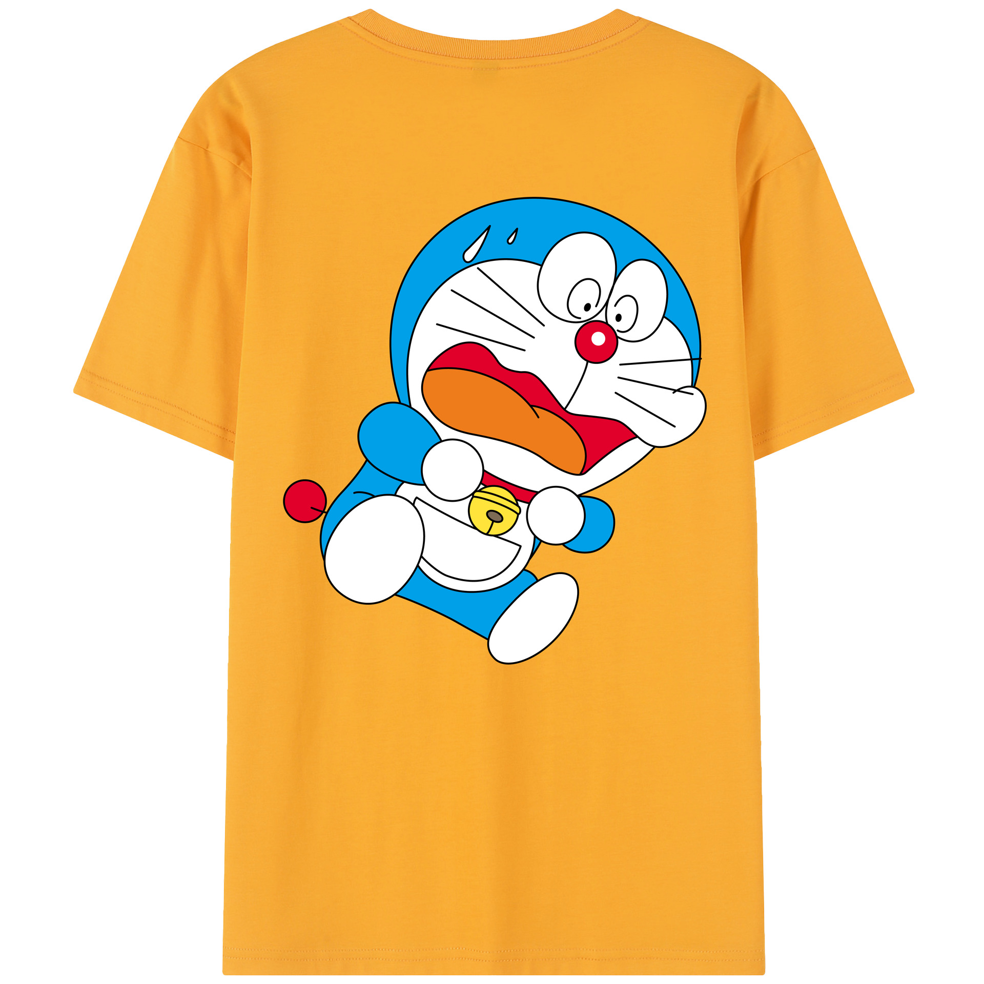 （画像用） ドラえもん Doraemon 綿100％半袖Tシャツ（背面プリント）