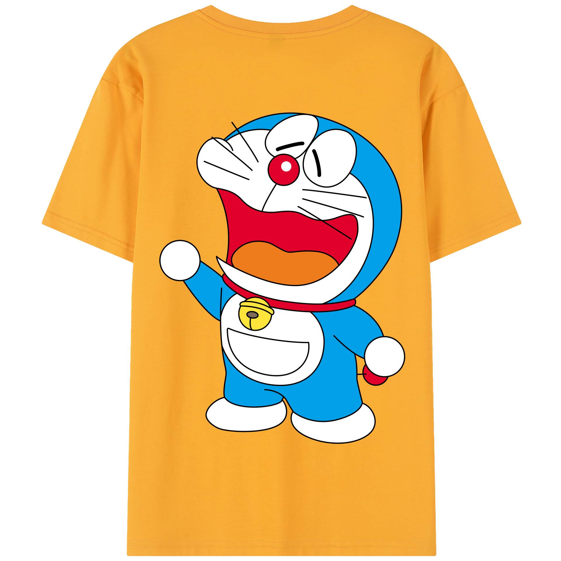 （画像用） ドラえもん Doraemon 綿100％半袖Tシャツ（背面プリント）