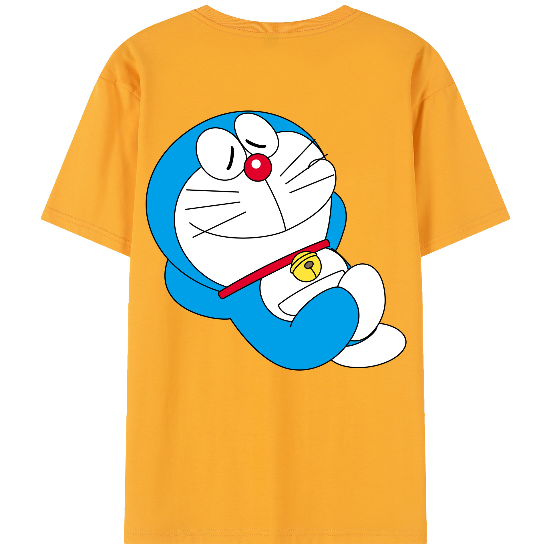 （画像用） ドラえもん Doraemon 綿100％半袖Tシャツ（背面プリント）