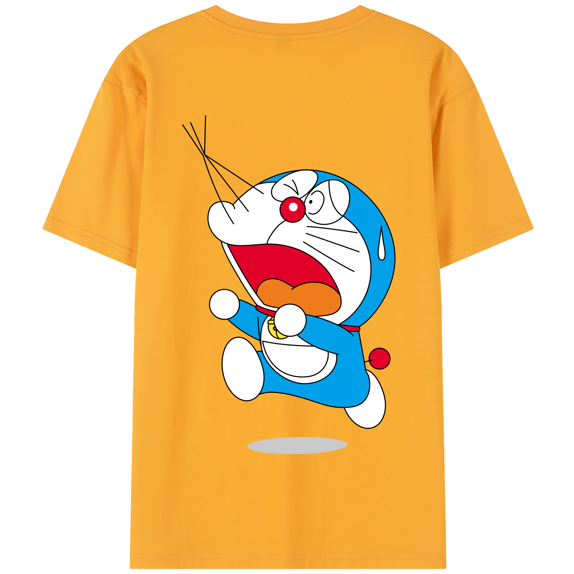 （画像用） ドラえもん Doraemon 綿100％半袖Tシャツ（背面プリント）