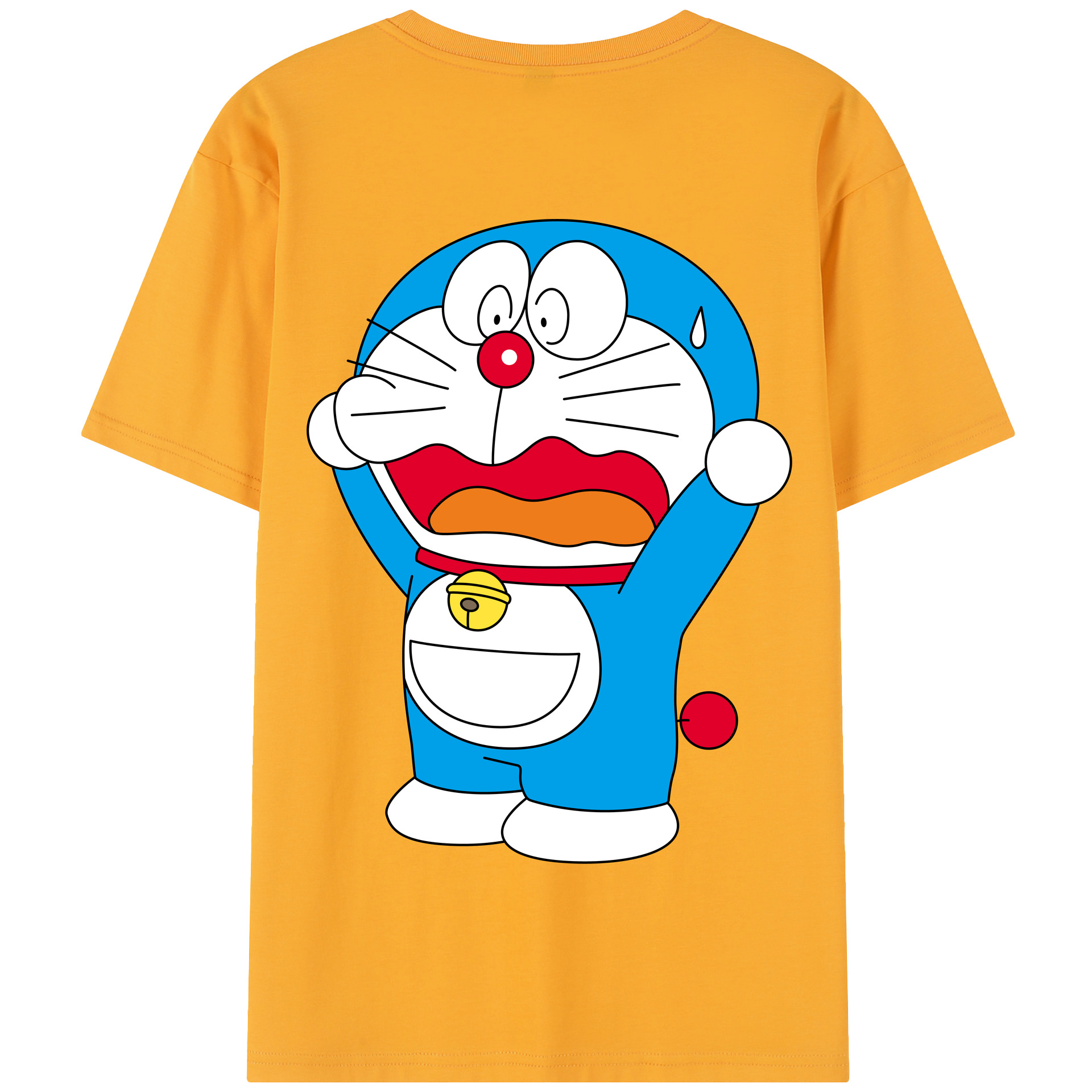 （画像用） ドラえもん Doraemon 綿100％半袖Tシャツ（背面プリント）