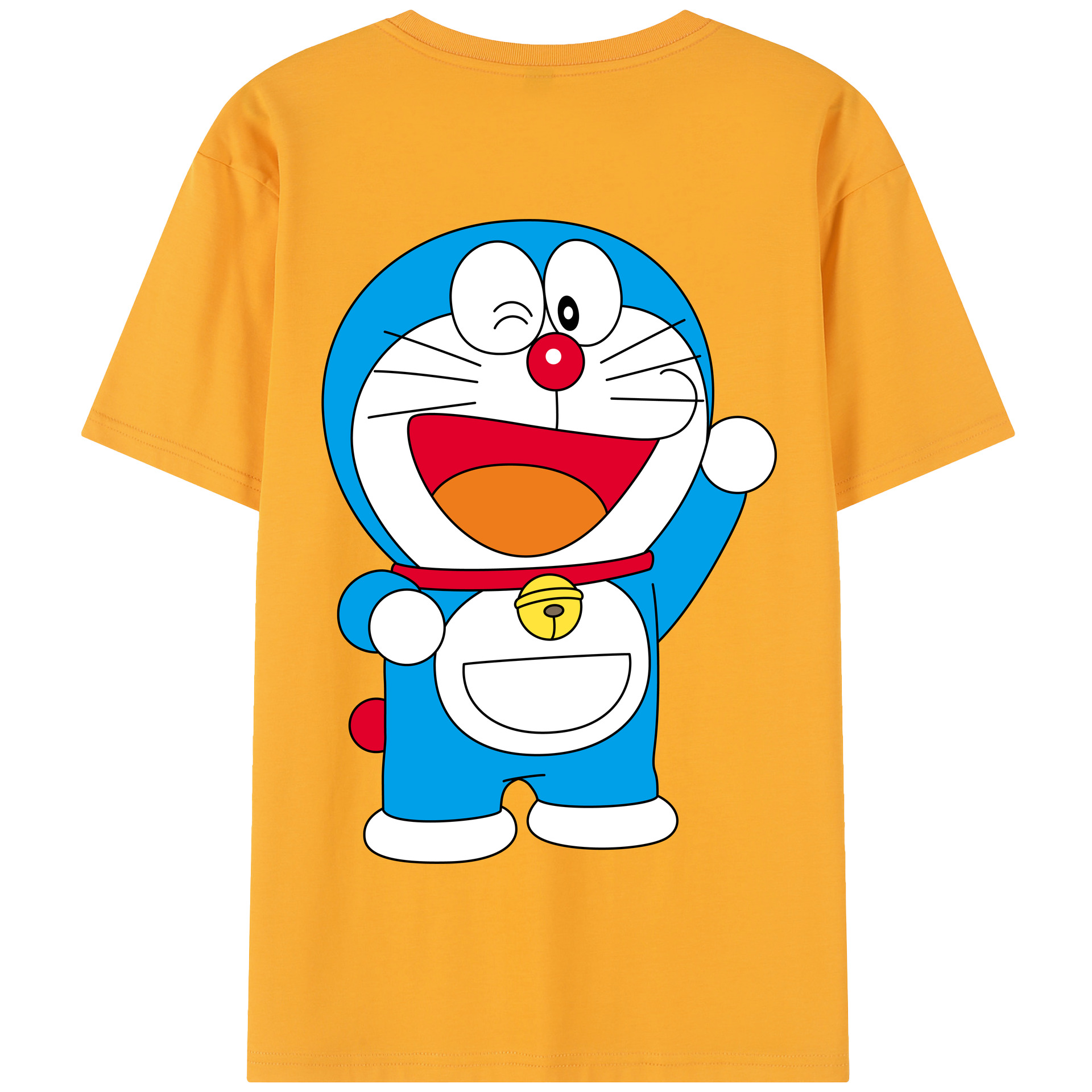 （画像用） ドラえもん Doraemon 綿100％半袖Tシャツ（背面プリント）
