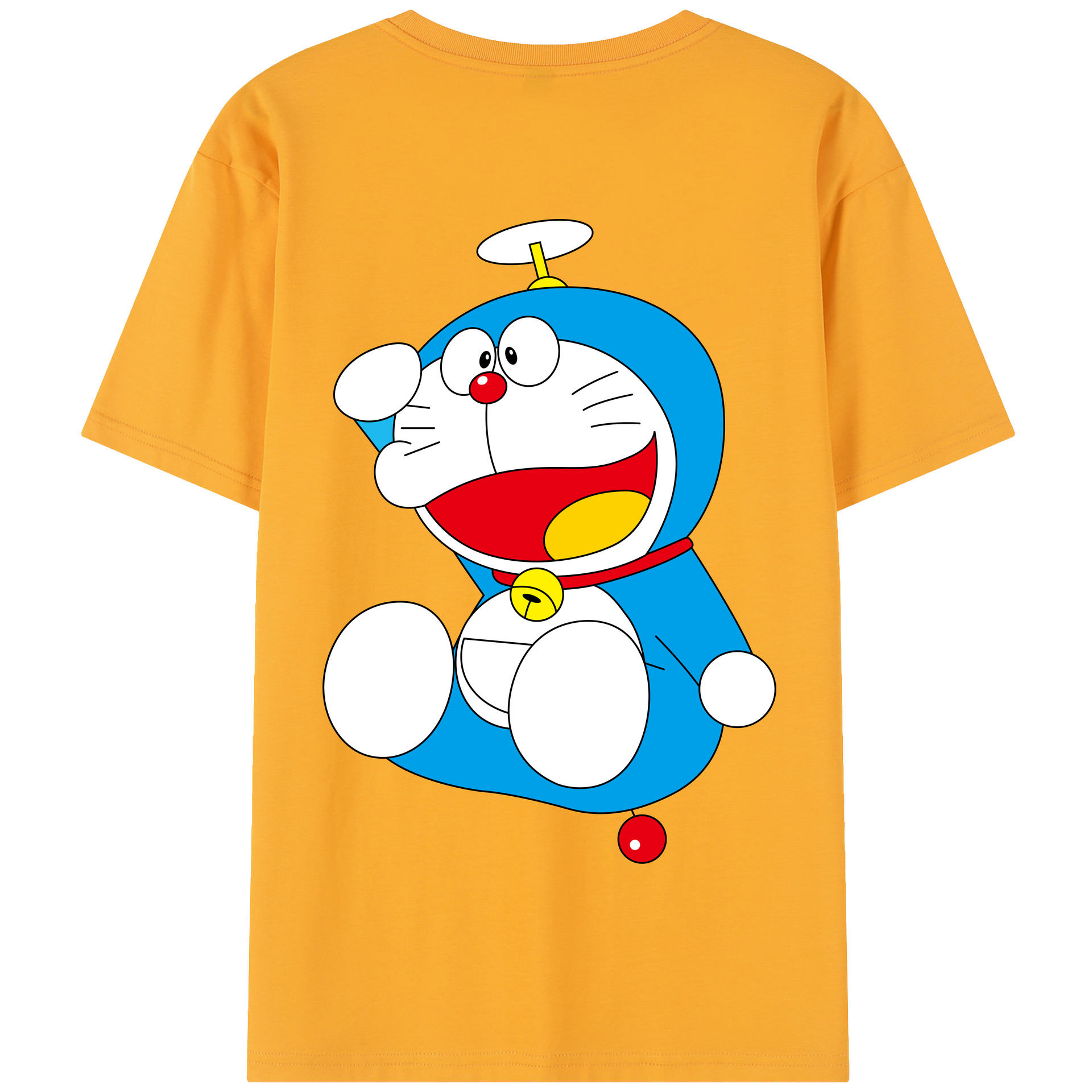 （画像用） ドラえもん Doraemon 綿100％半袖Tシャツ（背面プリント）