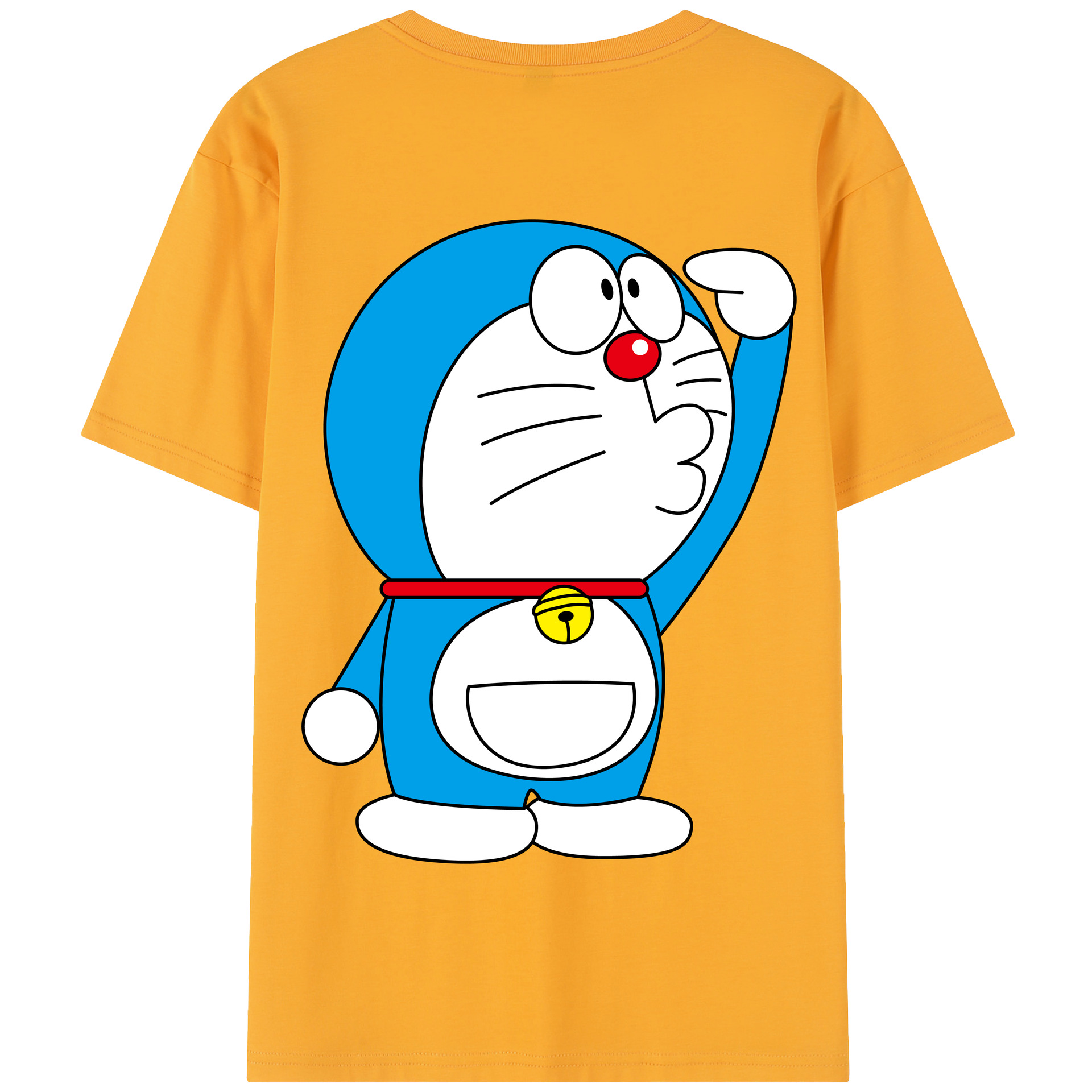 （画像用） ドラえもん Doraemon 綿100％半袖Tシャツ（背面プリント）