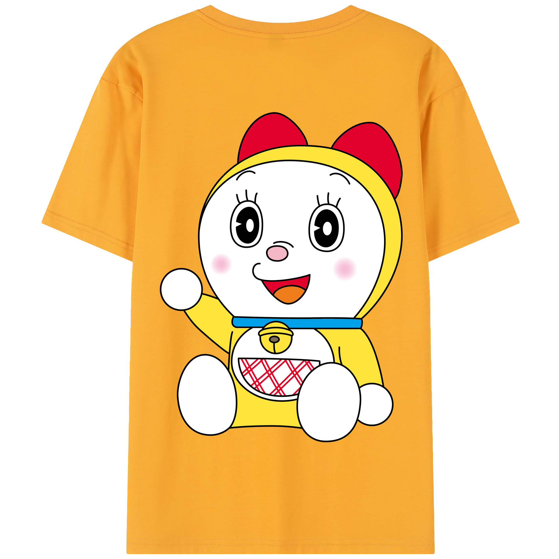 （画像用） ドラえもん ドラミ Doraemon Dorami 綿100％半袖Tシャツ（背面プリント）