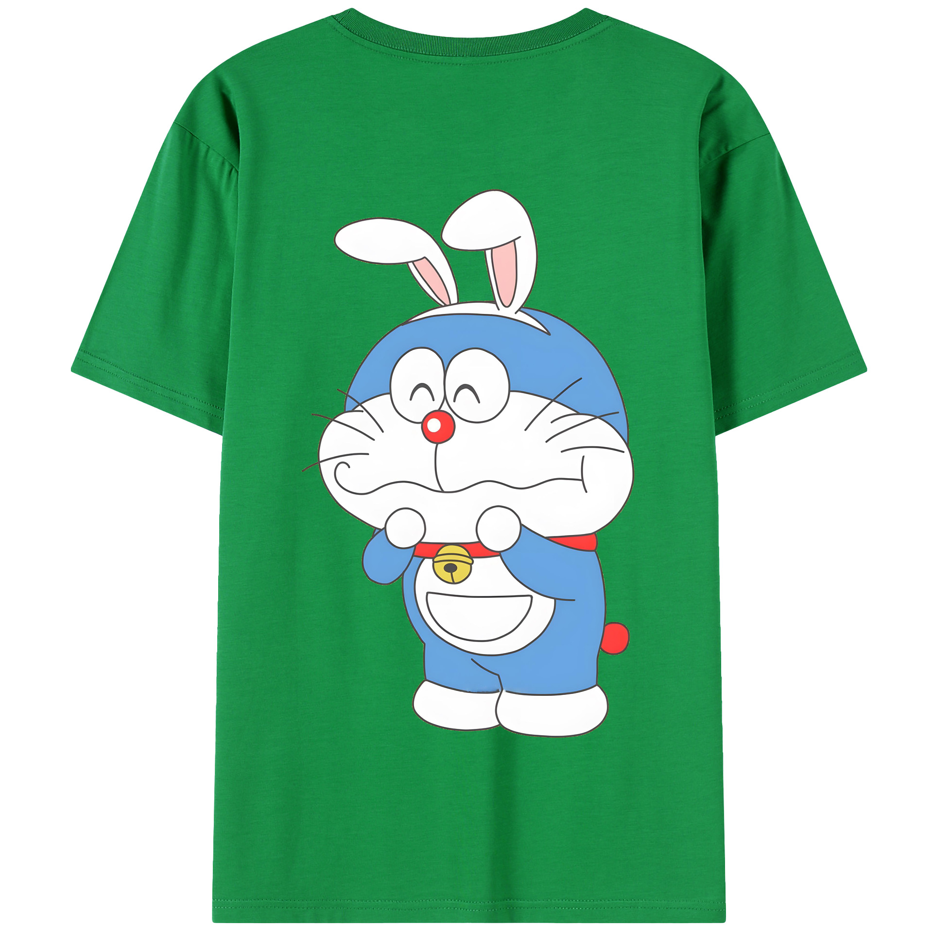 （画像用） ドラえもん Doraemon 綿100％半袖Tシャツ（背面プリント）